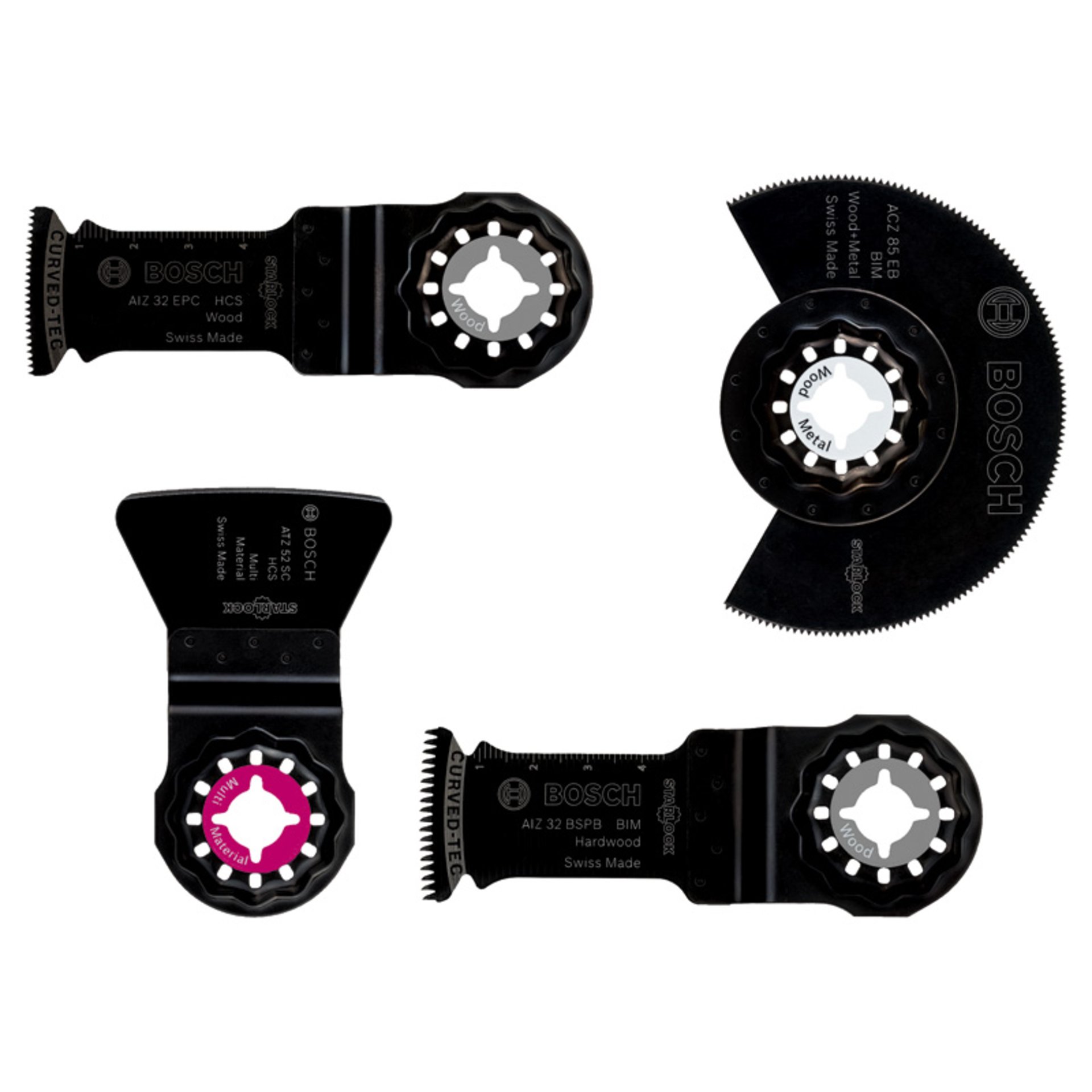 Starlock Boden-/Einbau-Set, 4-teilig, bestehend aus Werkz. für Fußbodenarbeiten