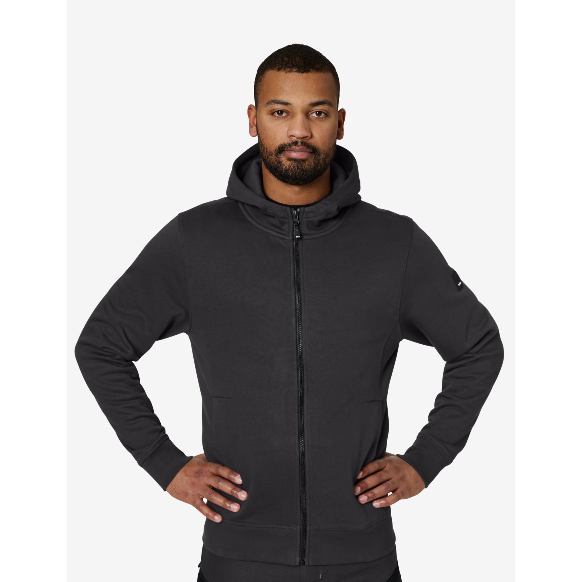 QUENTIN Hoodie-Jacke unisex anthrazit 2XL