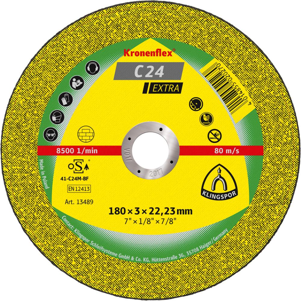 Klingspor Trennscheibe C24 Extra 115x2,5mm gekr. Klingspor Trennscheibe C24 Extra 115x2,5mm gekr.