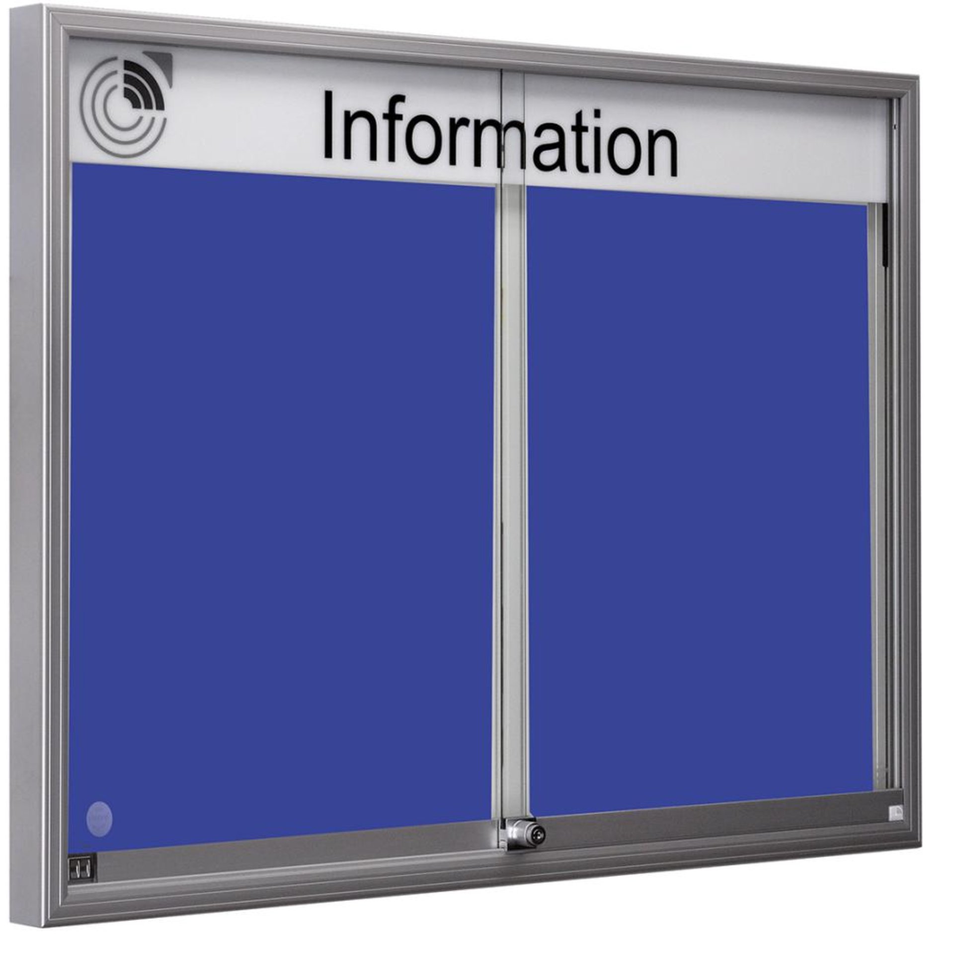 Schaukasten SBT. R-08 SB blau 973x748x55mm