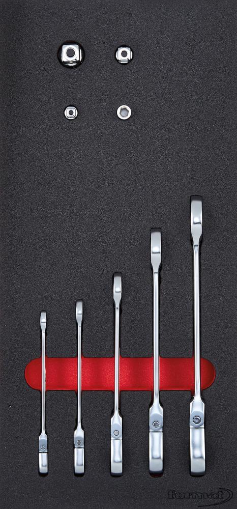 Format Werkzeugmodul 1/3 Ratschenringschlüssel schwenkbar Format Werkzeugmodul 1/3 Ratschenringschlüssel schwenkbar