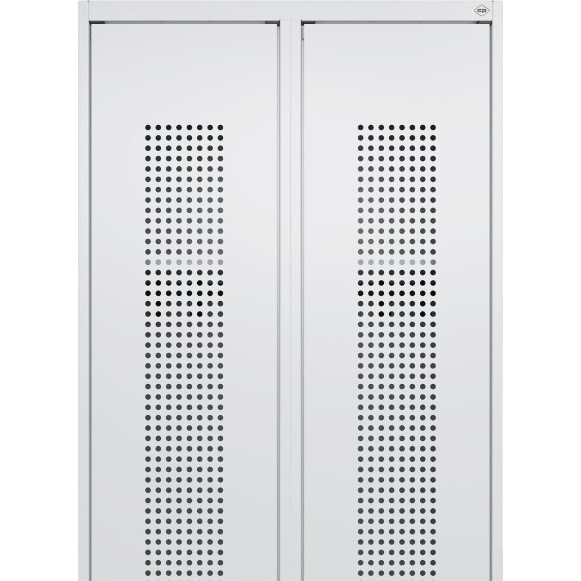 Tür mit Rundlochung 8 mm für Serie Classic für einstöckige Abt. Mehrpreis pro Tür