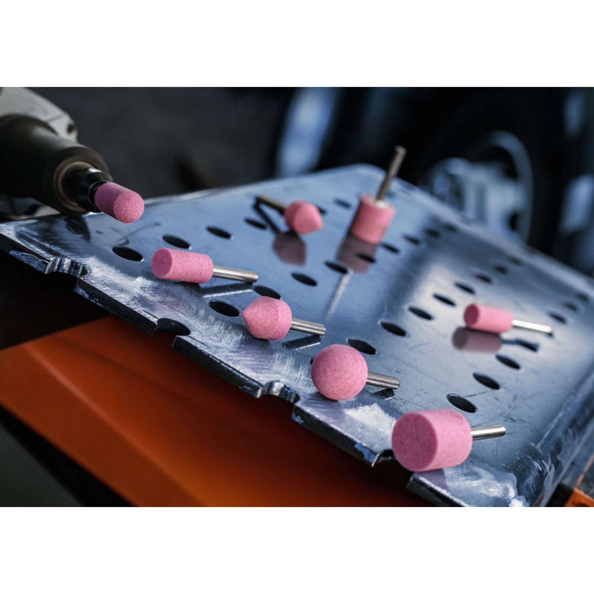 PRO Steel Schleifstiftset, 20 x 25 mm, G60, zylindrisch