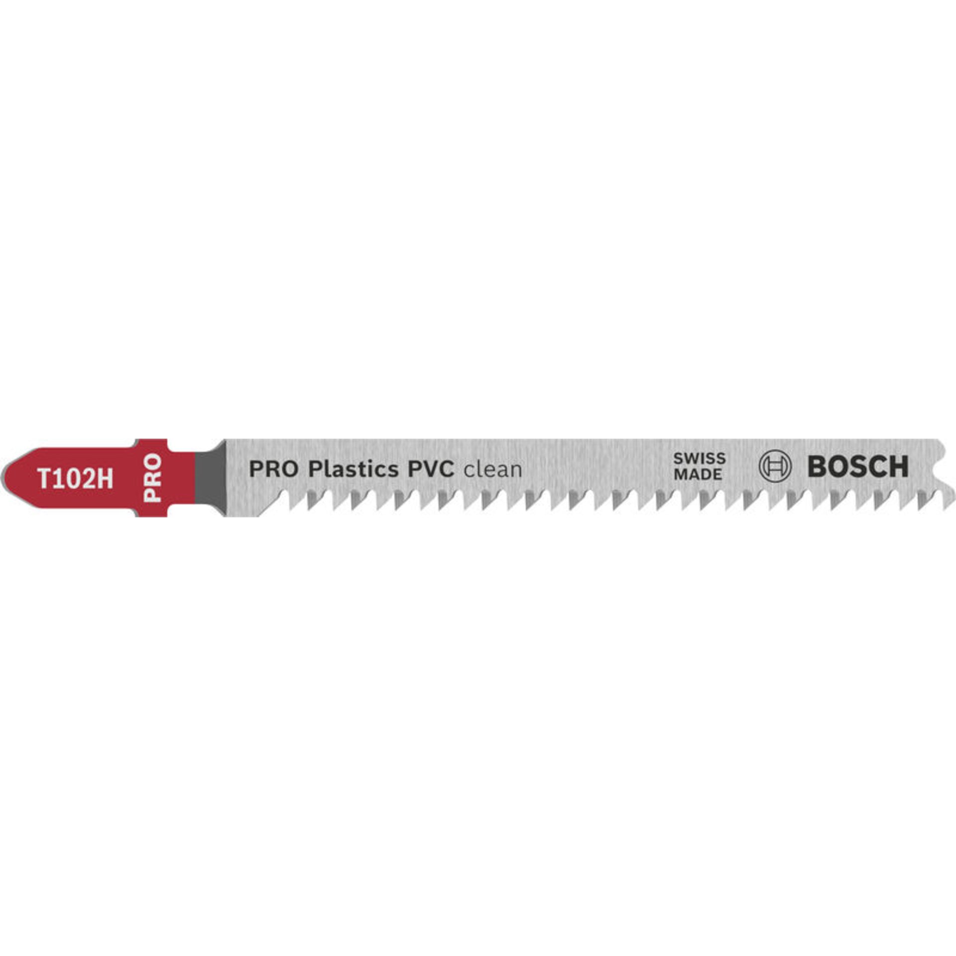 PRO Plastics PVC clean T102H Stichsägeblatt, 100 mm, 5-tlg.