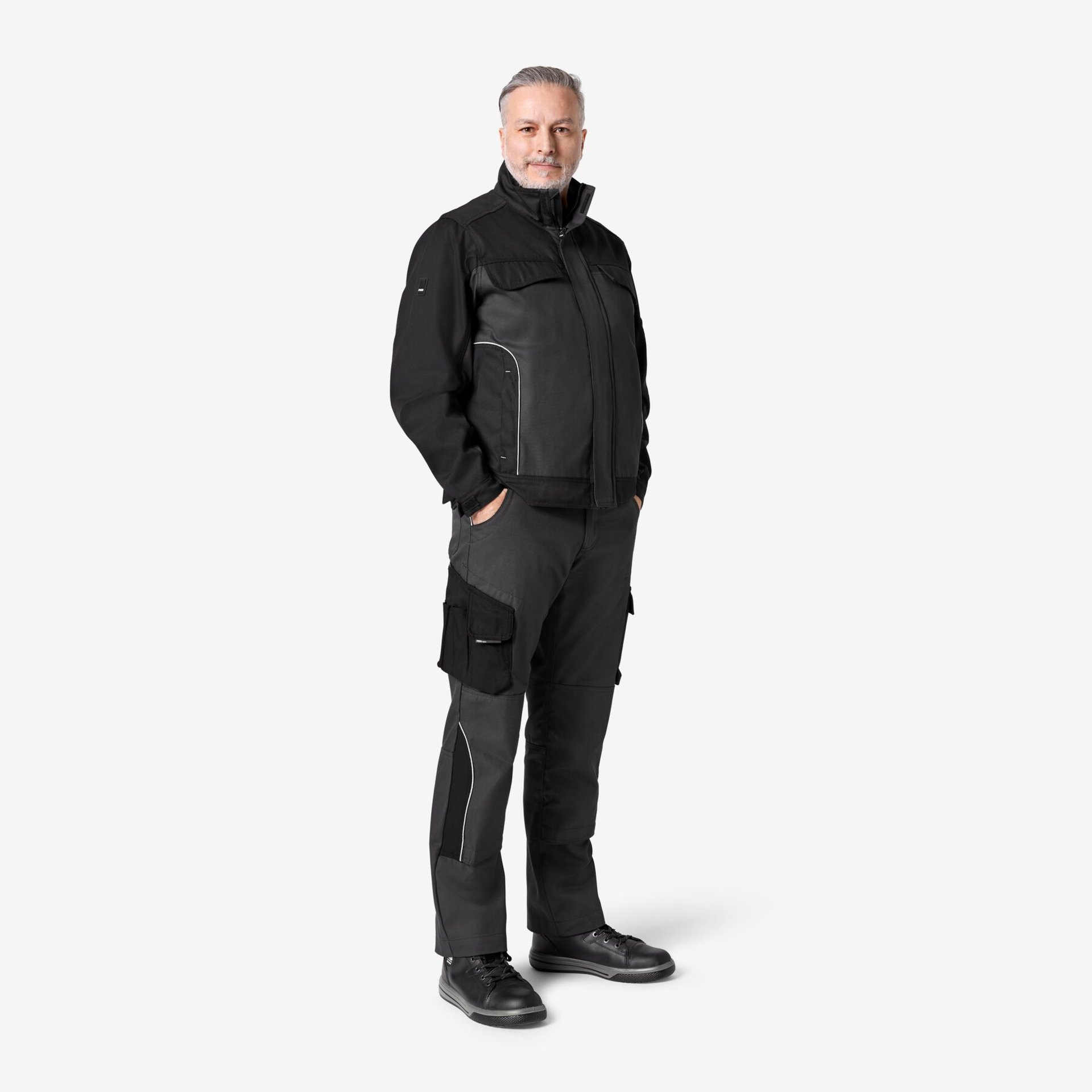 ERNST Arbeitsjacke anthrazit-schwarz M