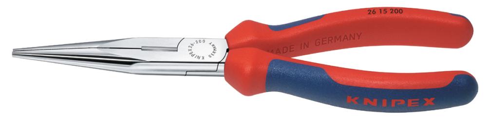 Knipex Storchschnabelzange verchromt gerade mit Mehrkomponenten-Griffen 200mm Knipex Storchschnabelzange verchromt gerade mit Mehrkomponenten-Griffen 200mm