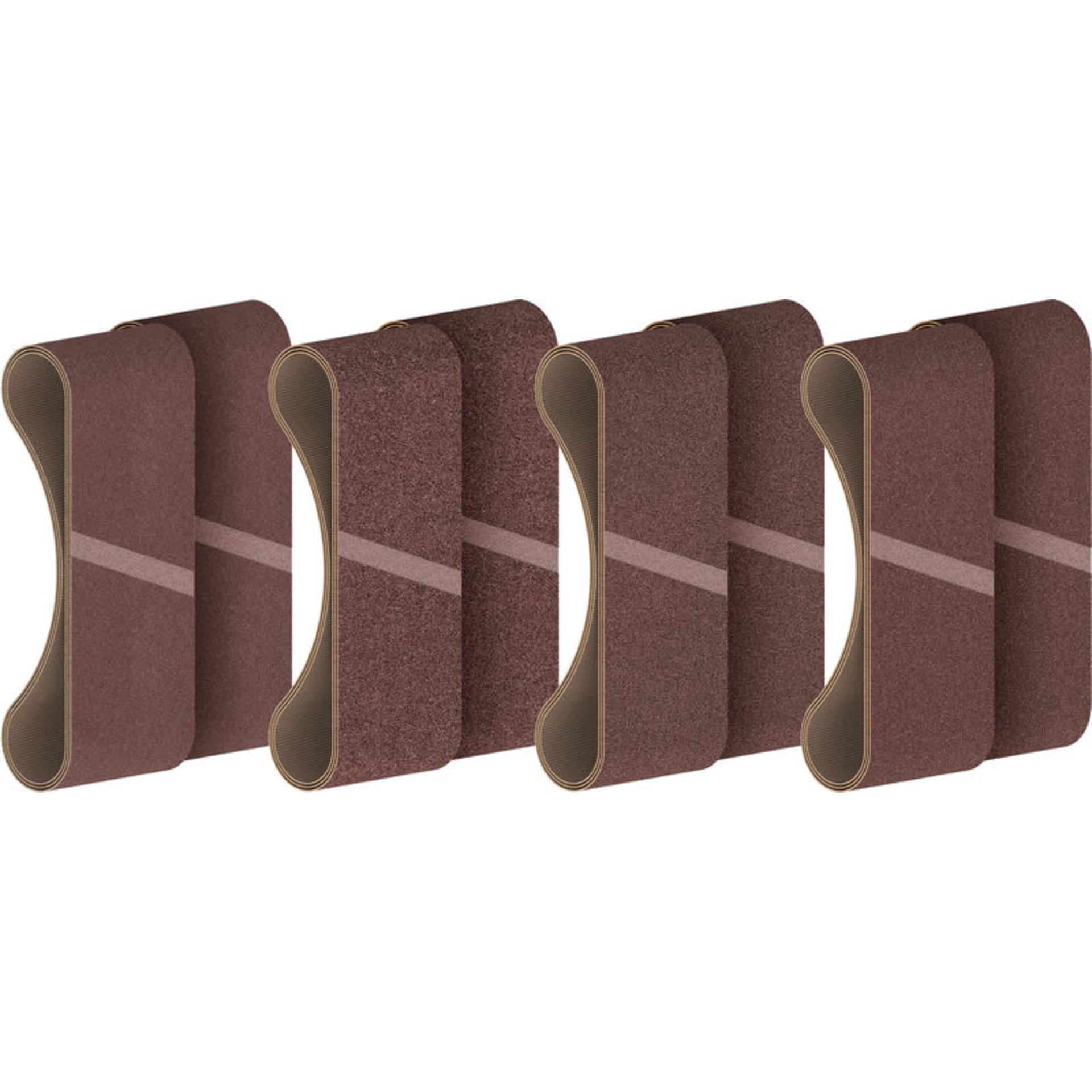 PRO X440 Schleifband Set, 100x610mm, K40/60/80/120, 20-tlg., Starter Pack