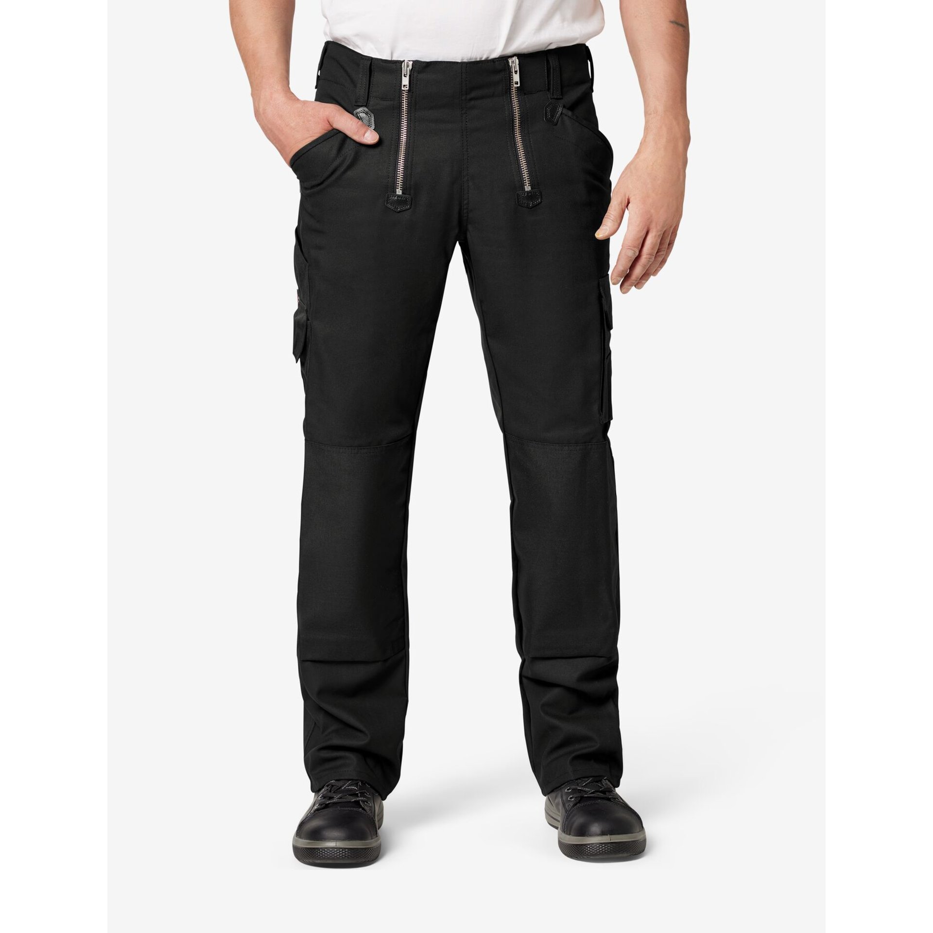 NILS Zunfthose Canvas und Cordura schwarz 46