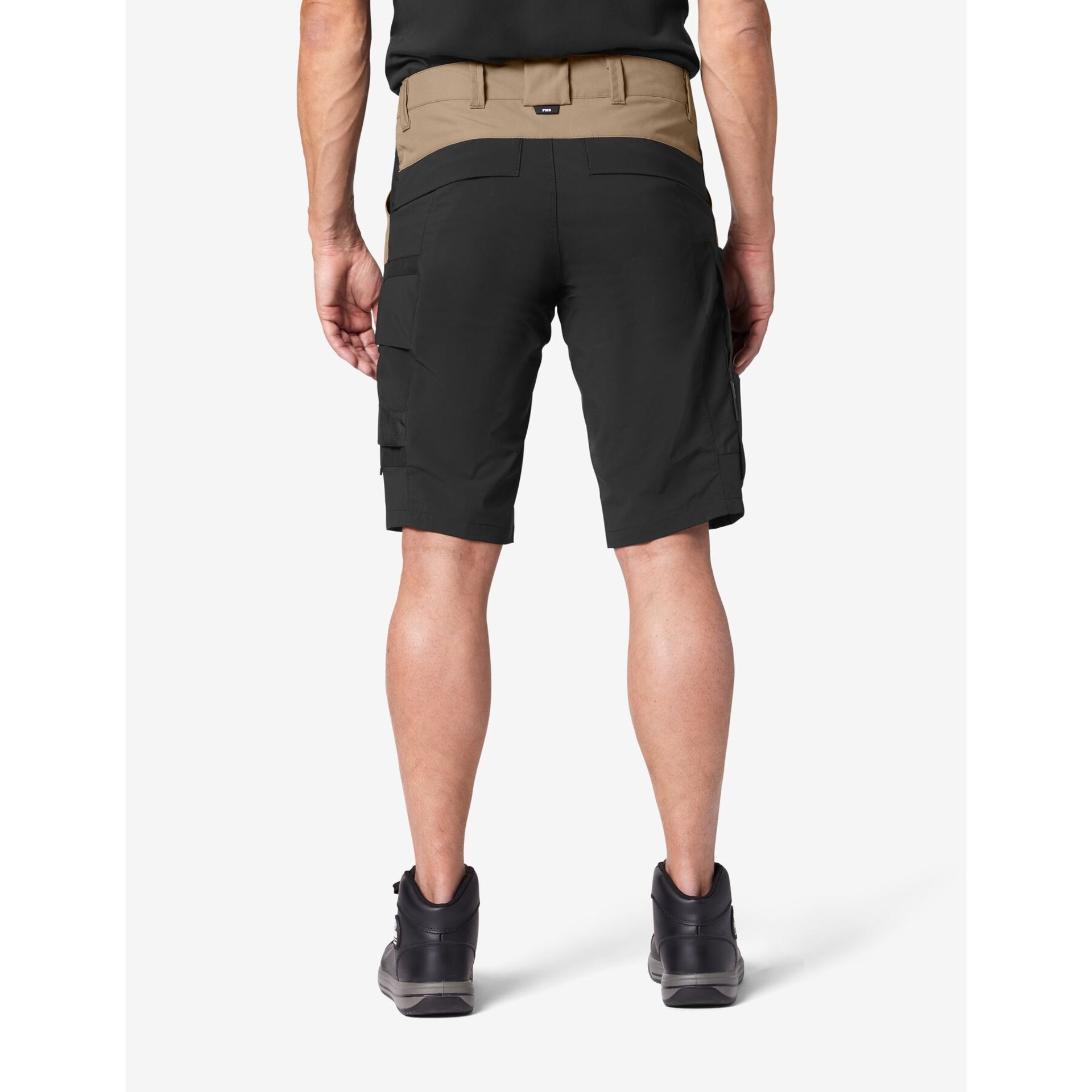 KIM Bermuda elastisch beige-schwarz 58