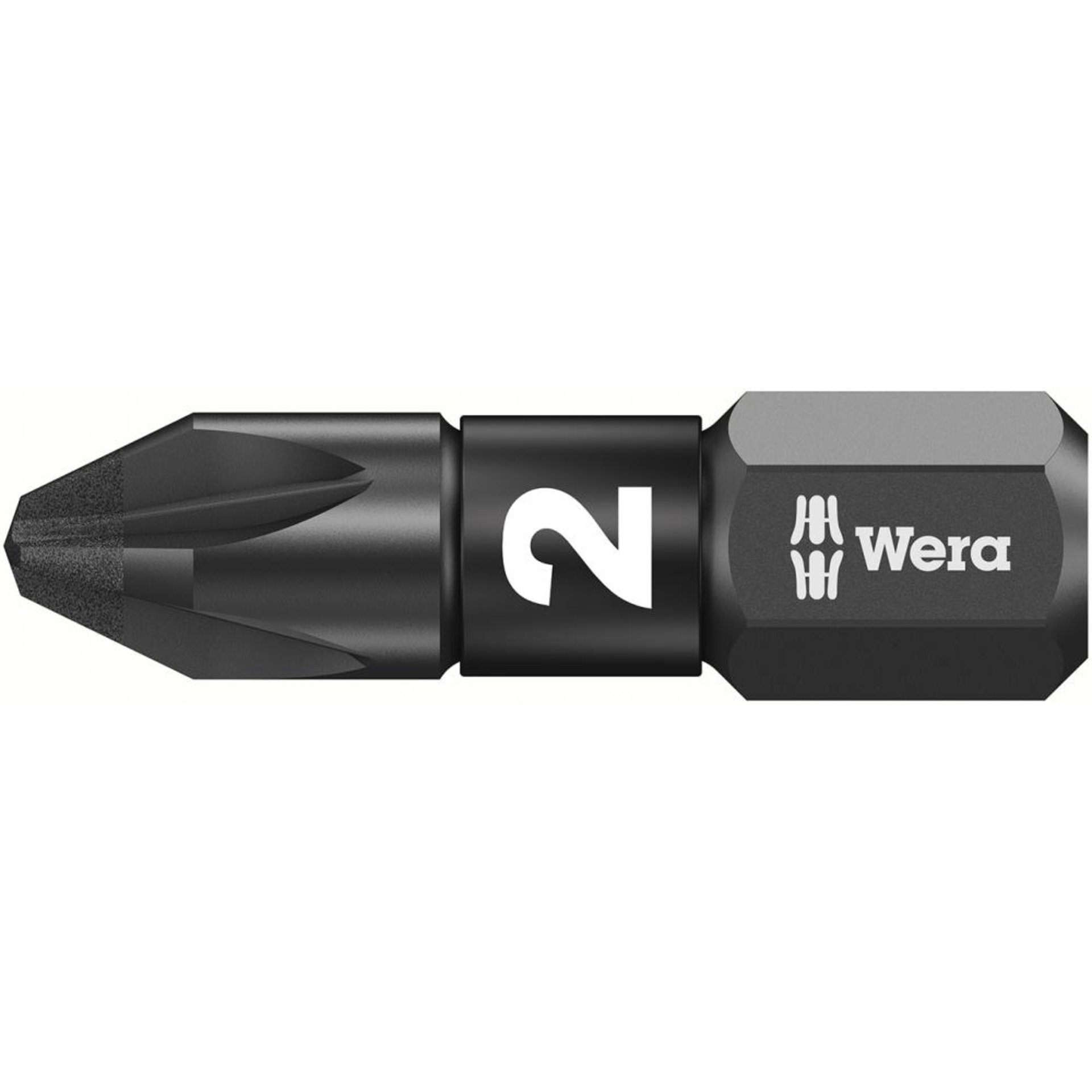 Bit Impaktor 1/4" DIN 3126 C6,3 PZ2x25mm 10er Pack Wera