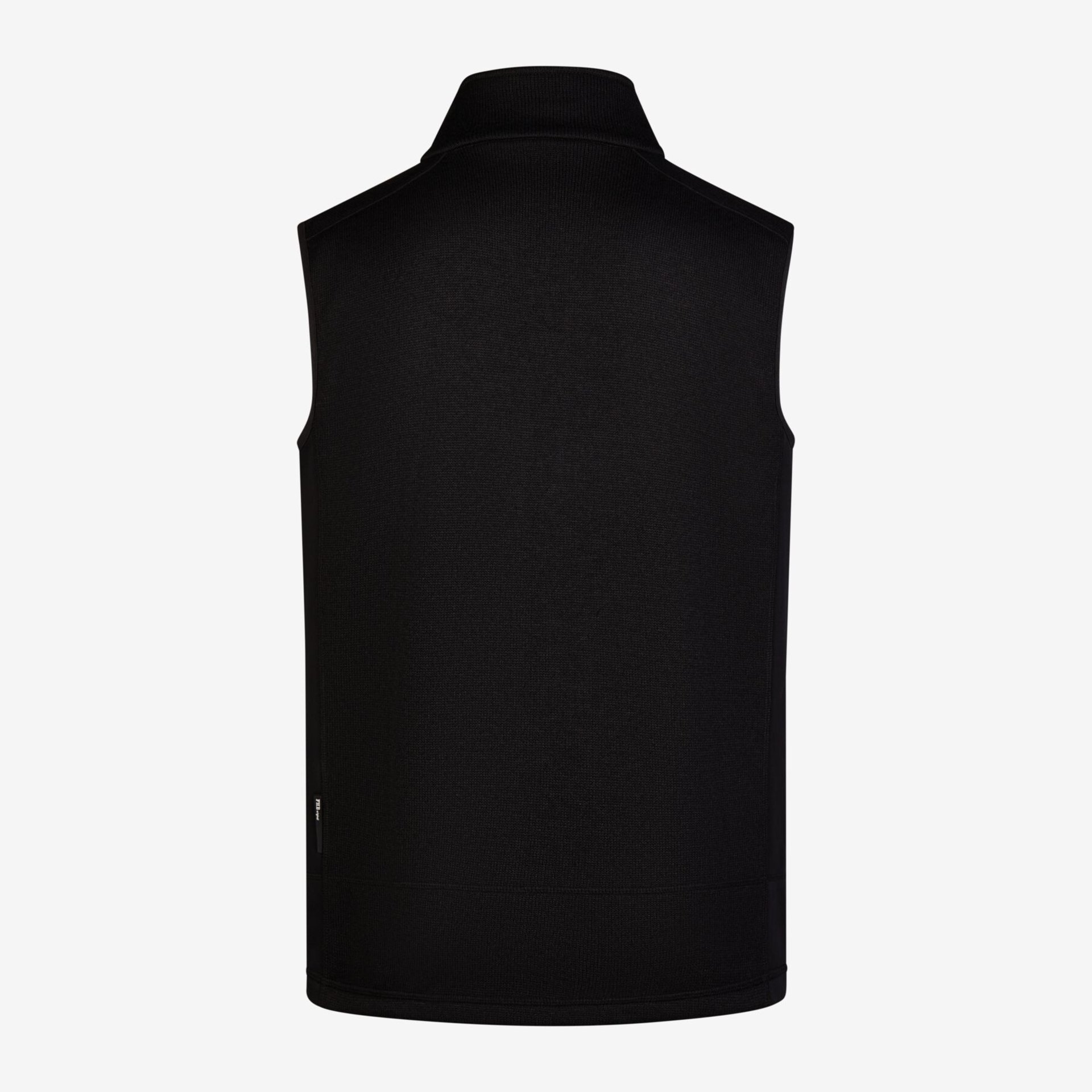 ADDE Strick-Fleece-Weste  schwarz 4XL