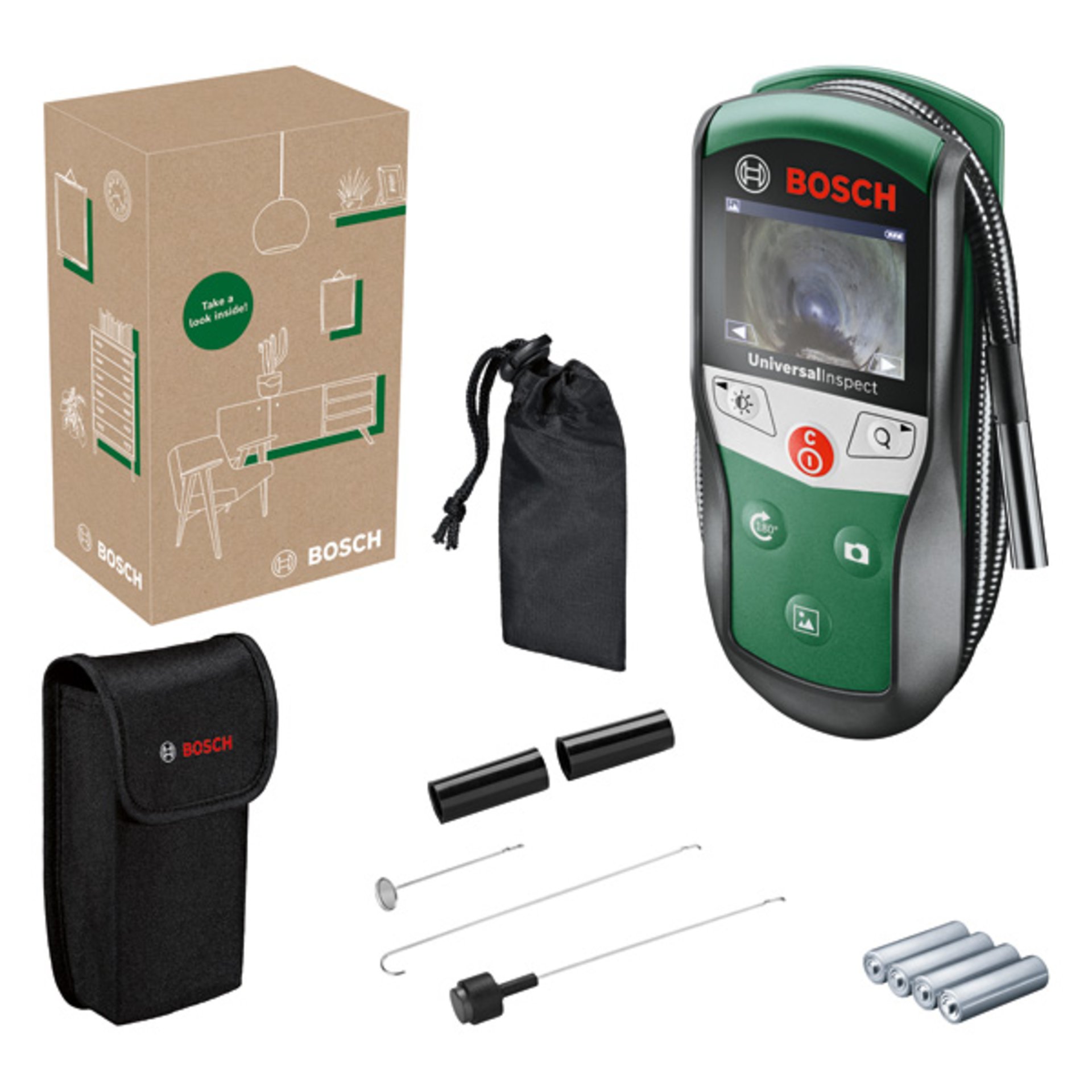Inspektionskamera UniversalInspect, eCommerce-Karton