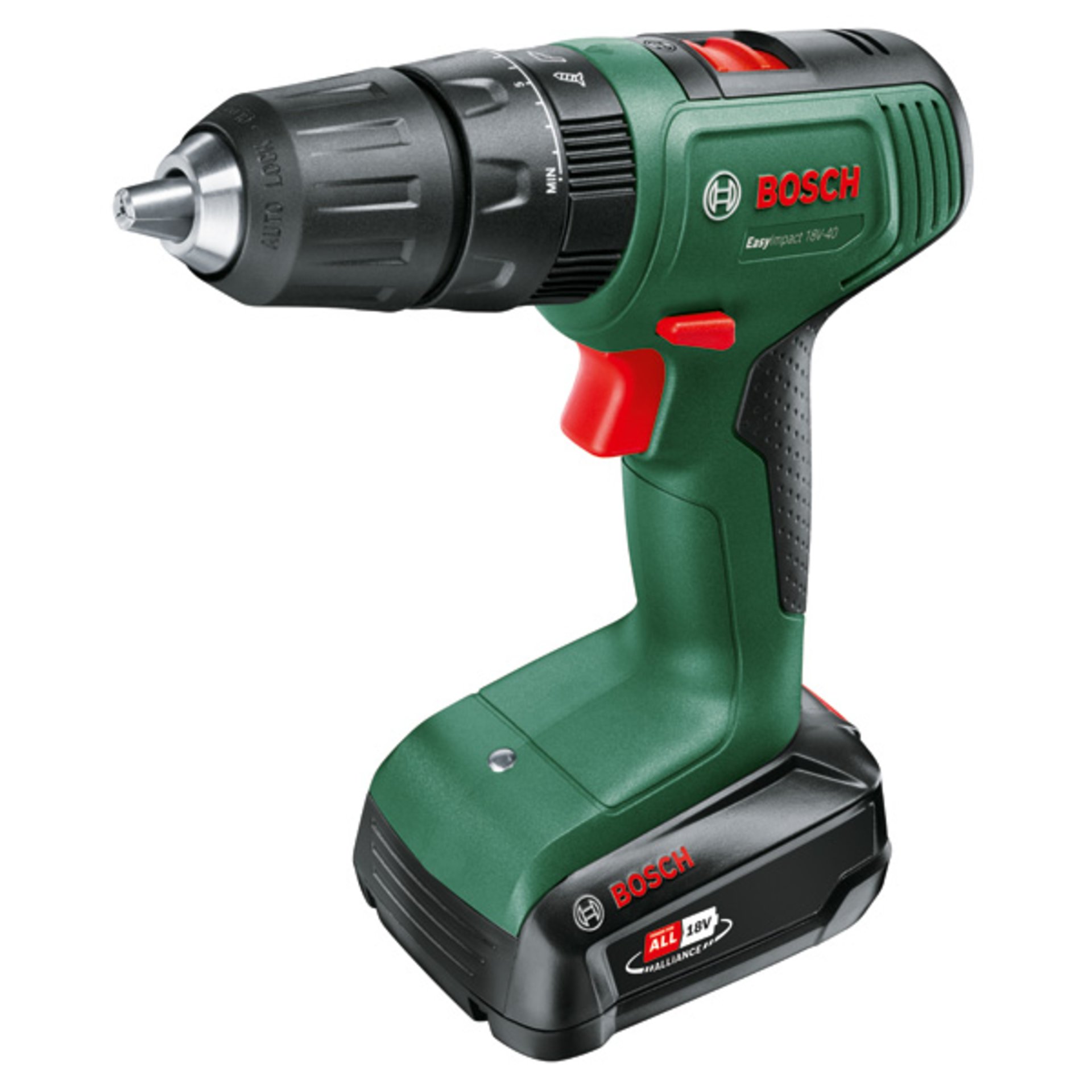 Akku-Schlagbohrmaschine EasyImpact 18V-40 + SystemBox, 2 x Akku PBA 18V 1.5Ah