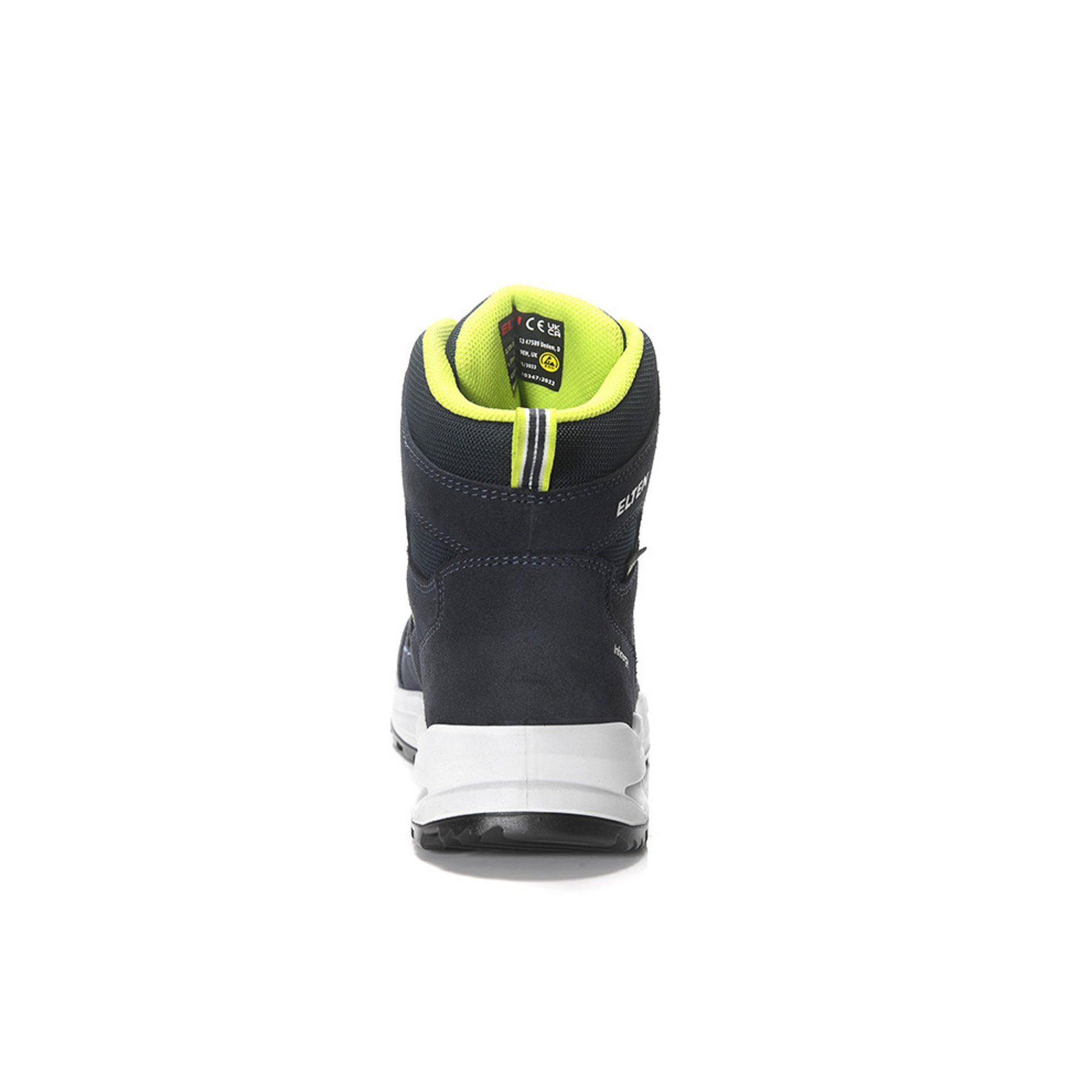 Berufsstiefel RILEY XXF GTX blue-lime Mid ESD O2 WR CI, Gr. 44