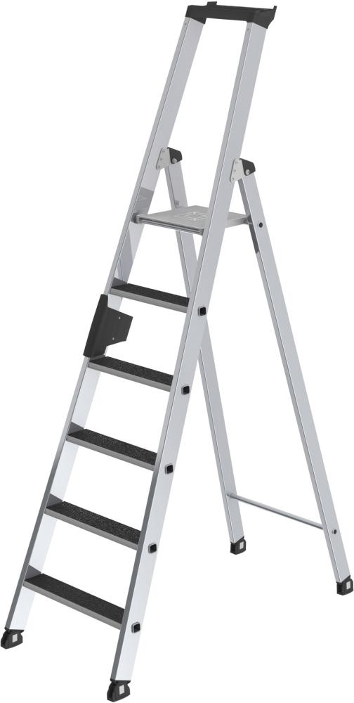 Alu-Stehleiter 1x6 St. m. clip-step R13