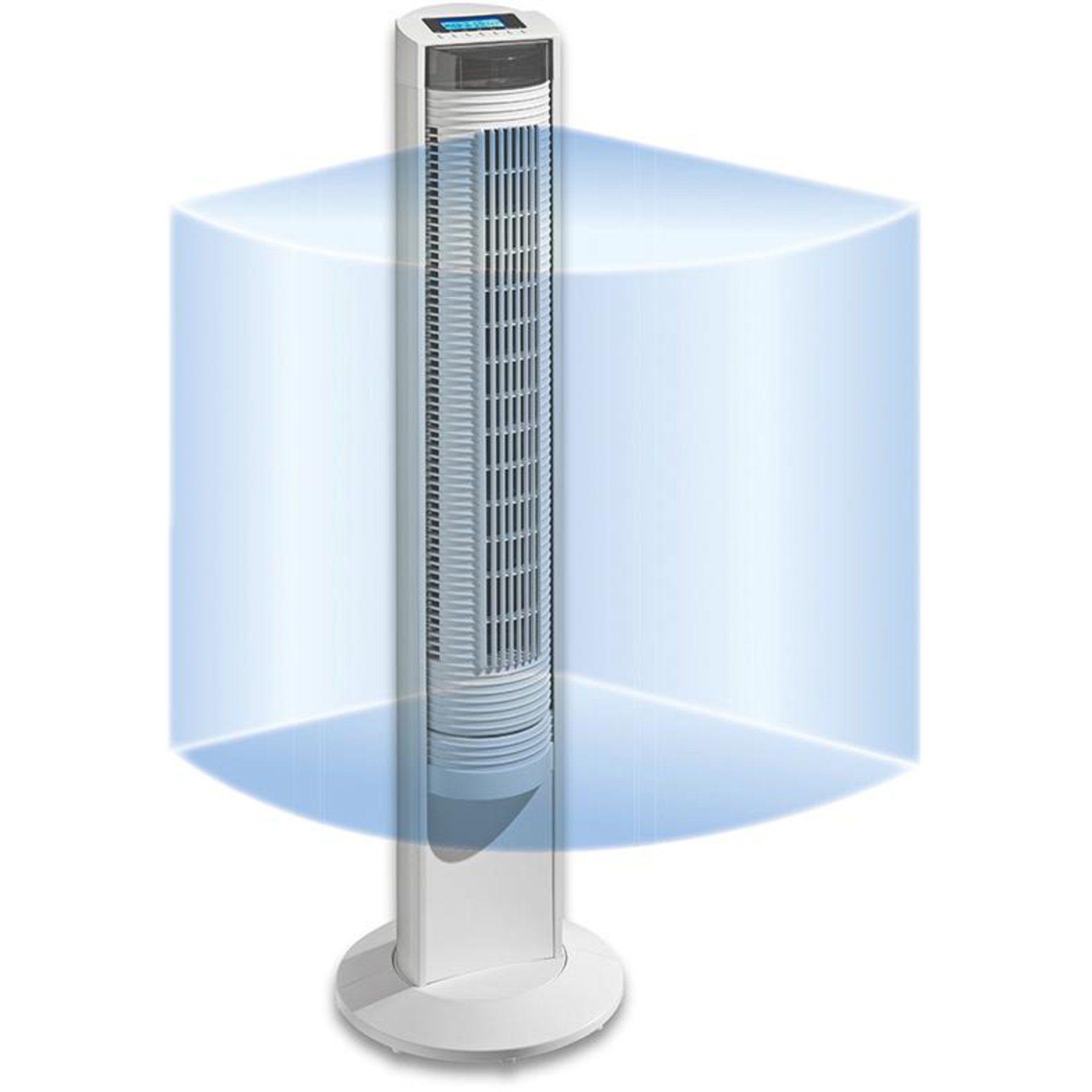 Säulenventilator H 1040 mm Luftmenge 465 m³/h Kunststoff weiß