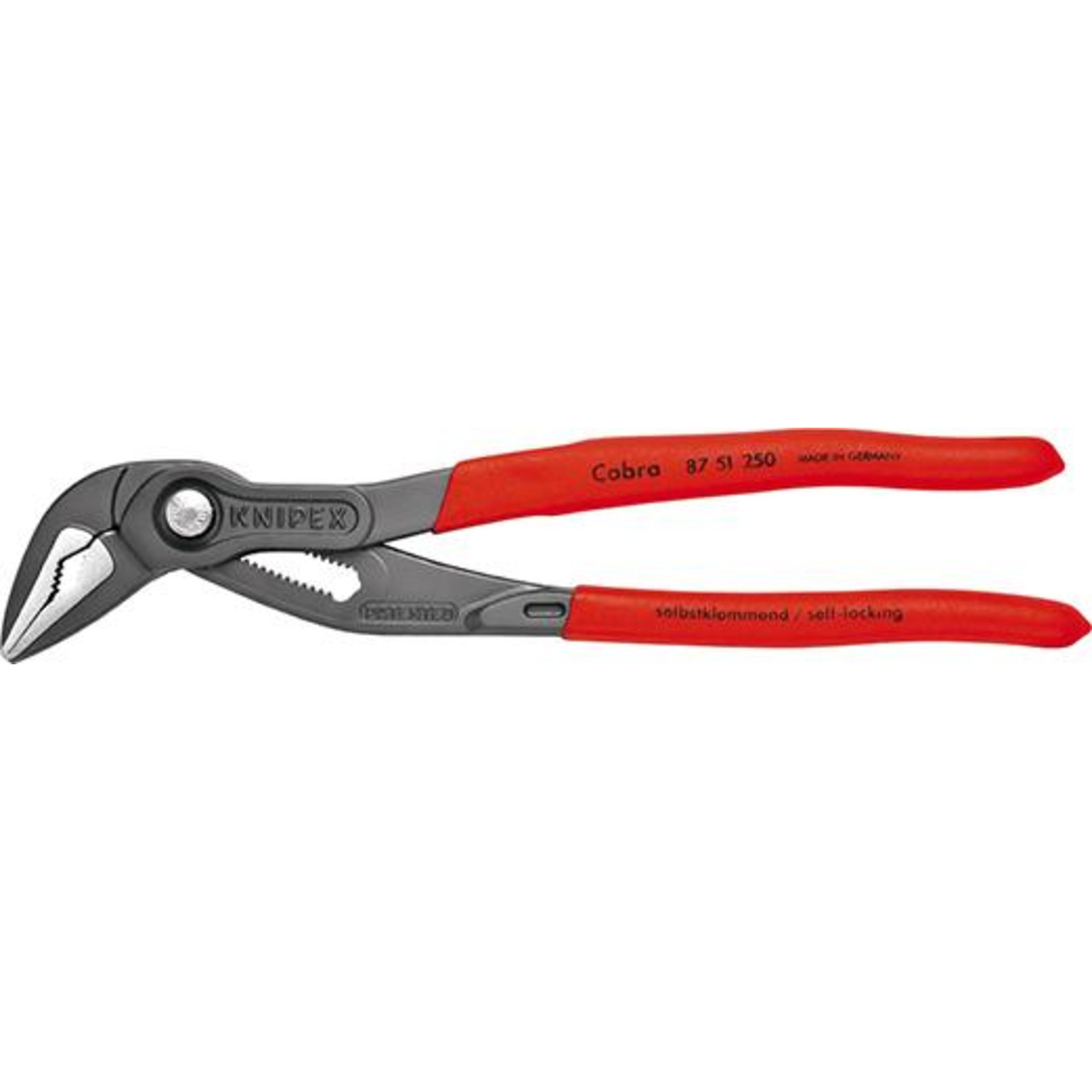 Wasserpumpenzange Cobra ES mit Mehrkomponenten-Griffen 250mm KNIPEX