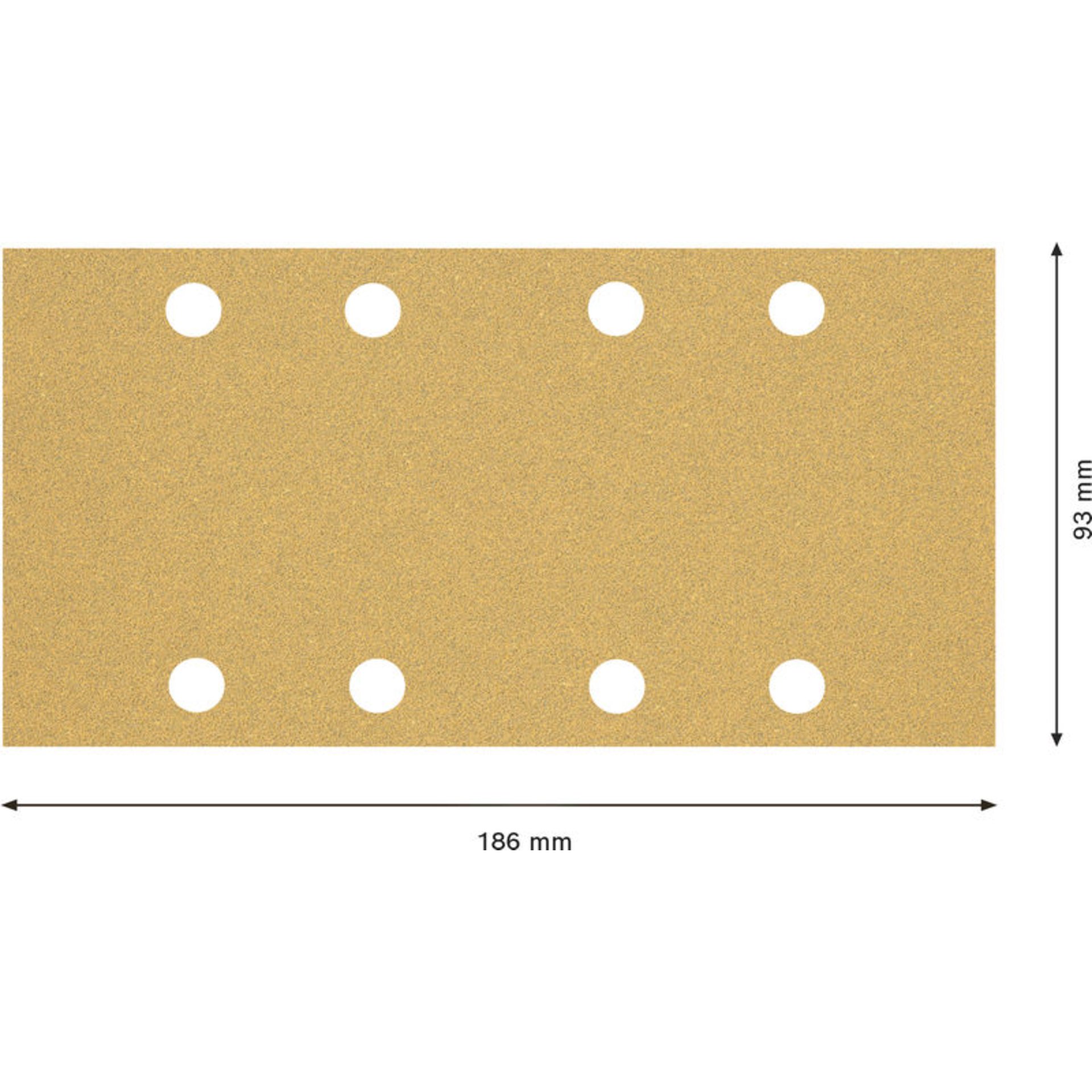 EXPERT C470 Schleifpapier-Set, 93 x 186 mm, K 60/120/180, 10 Stück