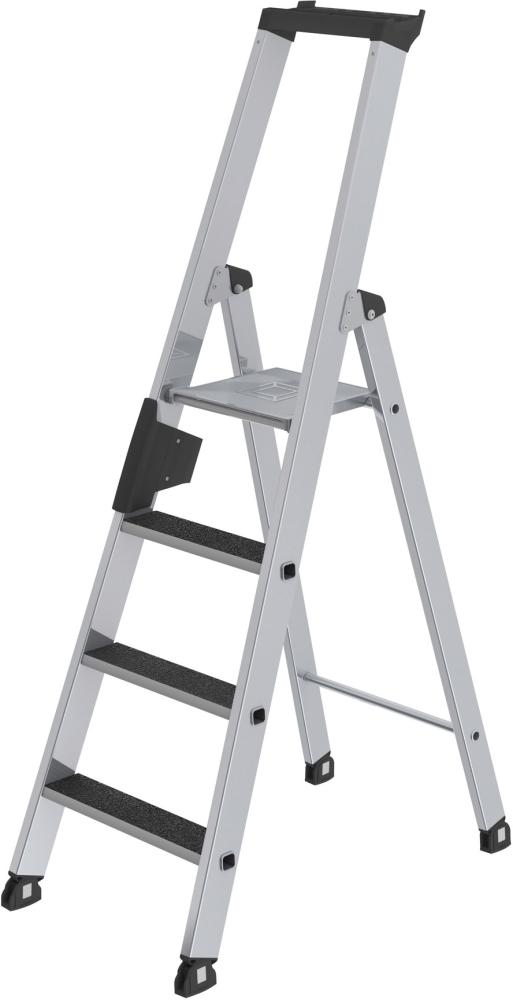 Alu-Stehleiter 1x4 St. m. clip-step R13