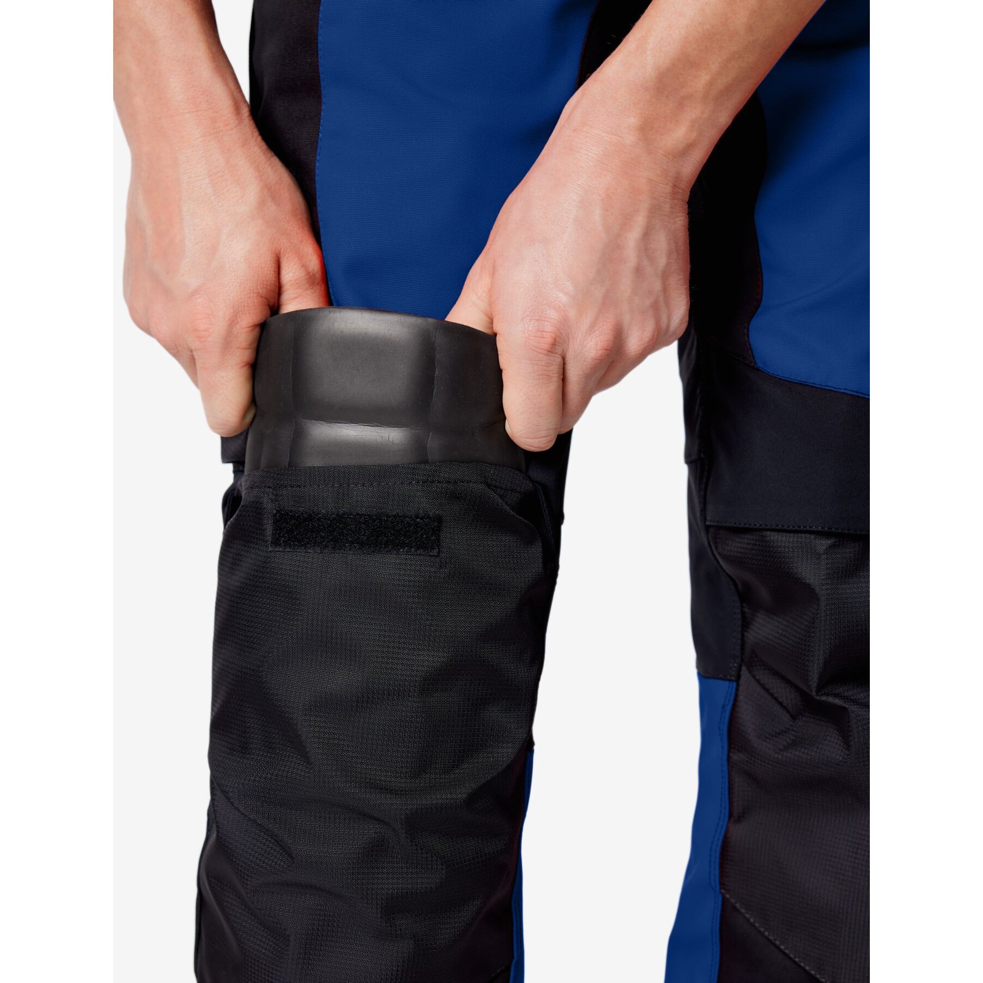 LEO Arbeitshose elastisch royalblau-schwarz 44