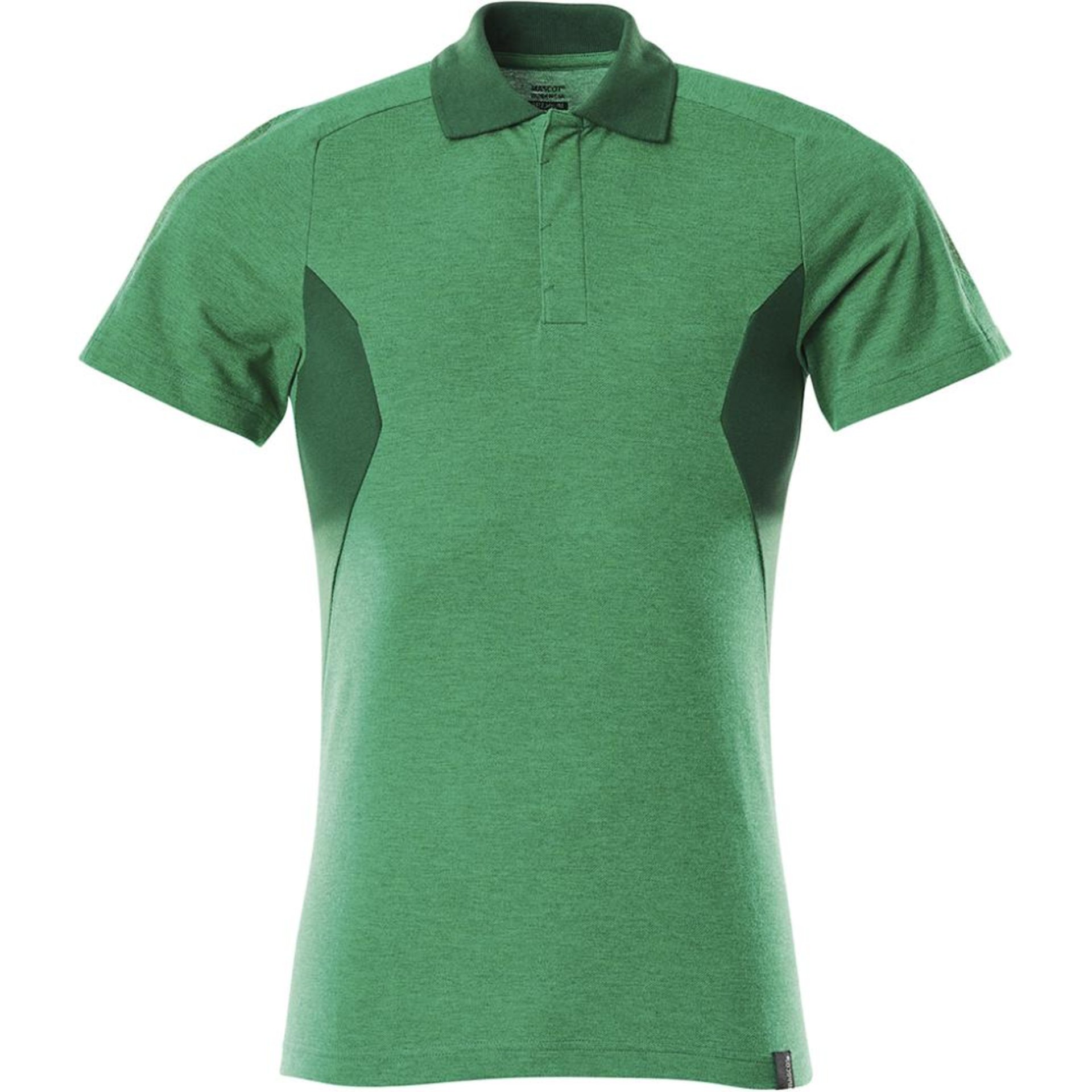 Polo-Shirt 18383, moderne Passform, grasgrün/grün, Gr.M
