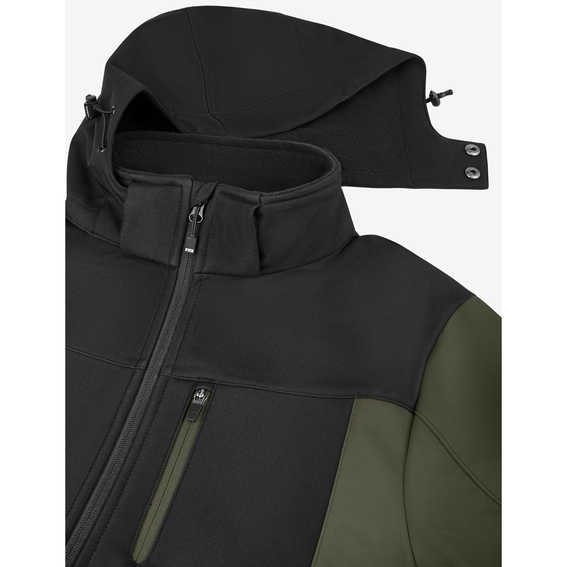JULIA Softshell-Jacke Damen oliv-schwarz 3XL