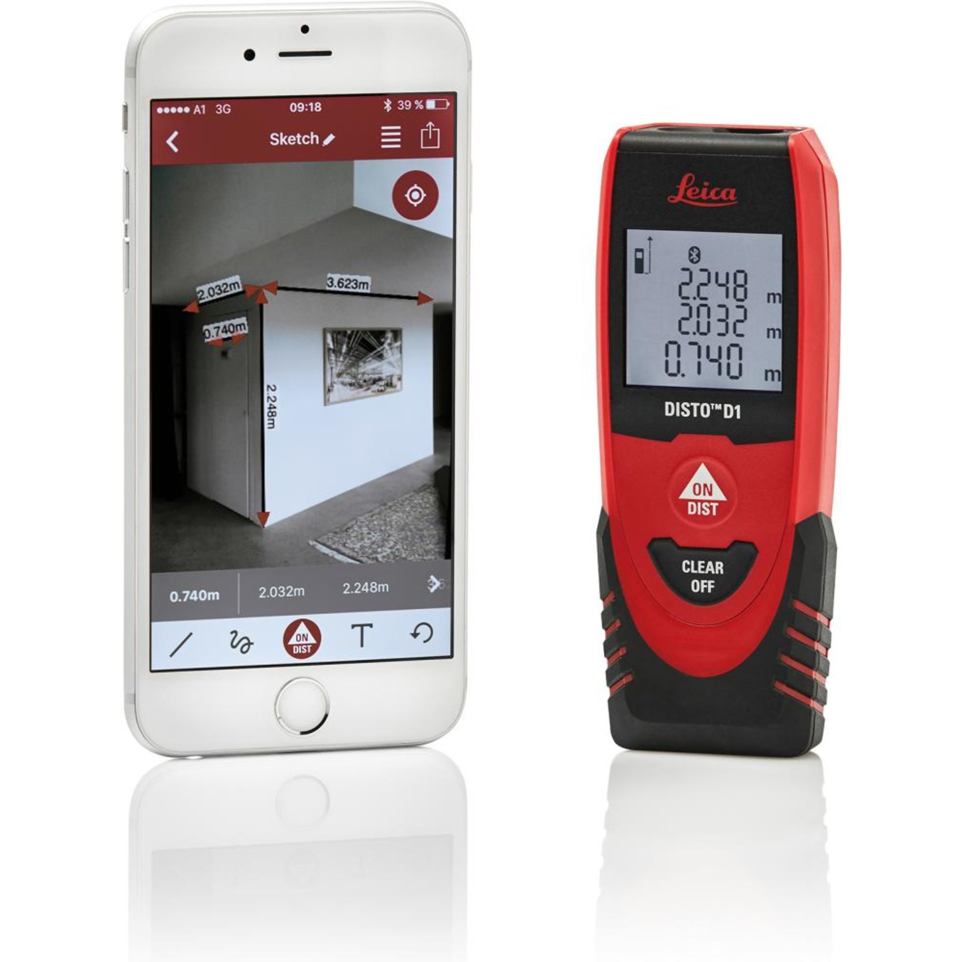 Handlasermeter DISTO" D1-1