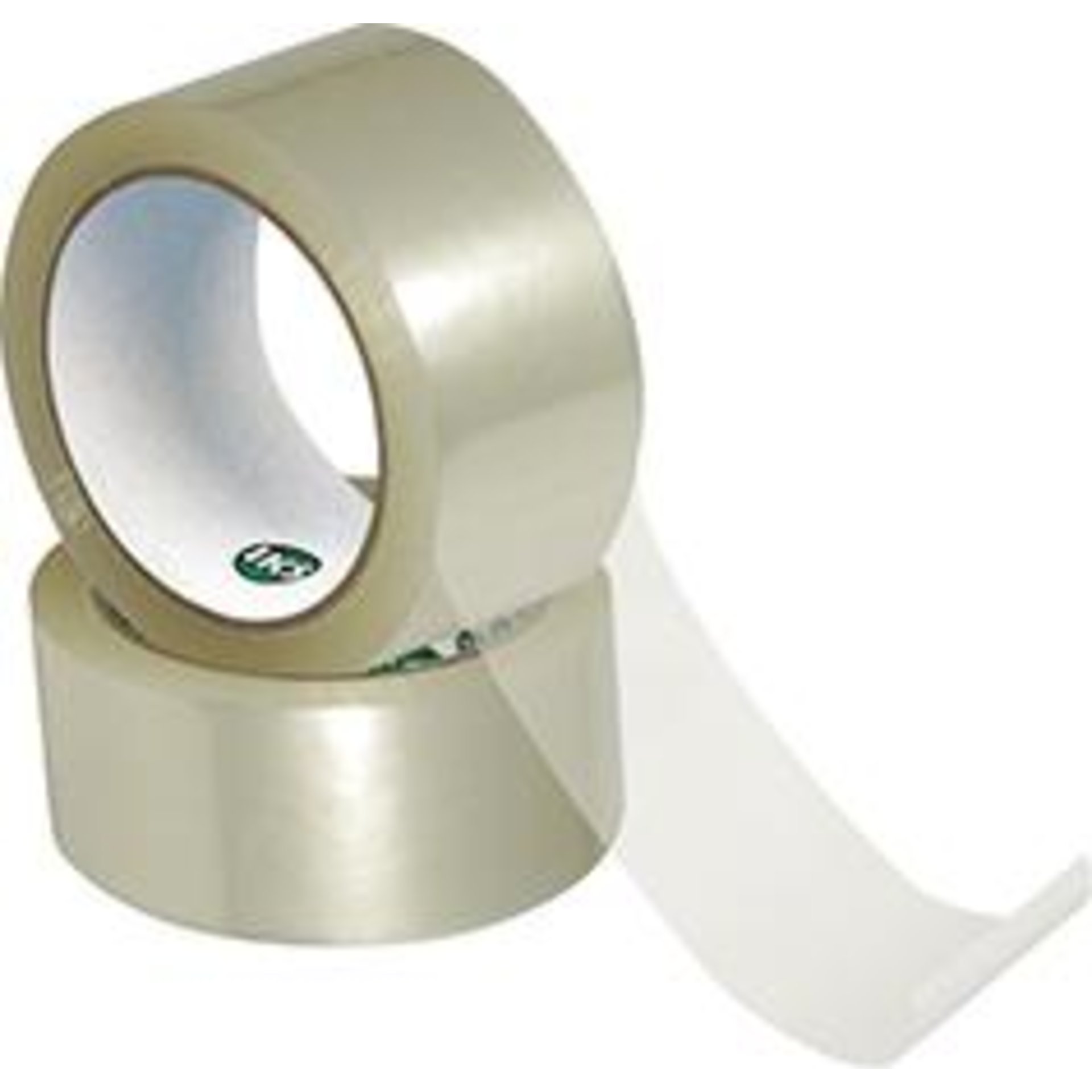 PP-Verpackungsklebeband 50mmx66m, transparent Naturkautschukkleber leise abrollend
