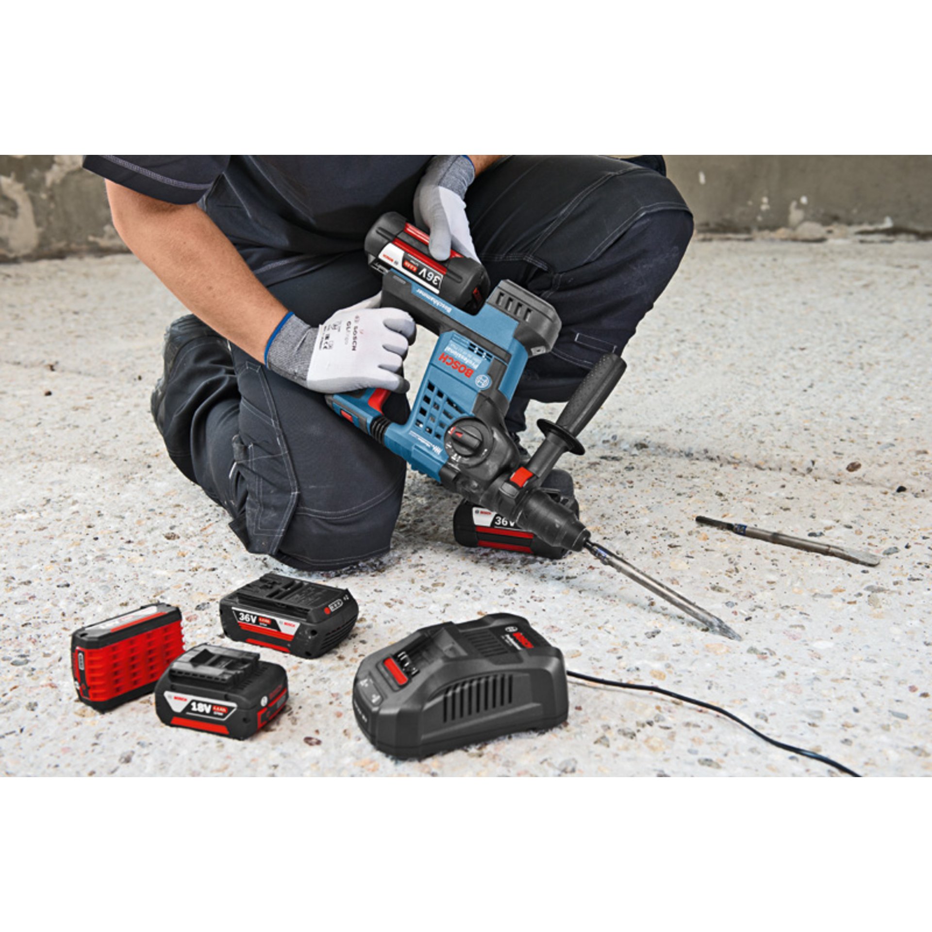 Starter-Set 2 x GBA 36V 6.0Ah + GAL 3680 CV
