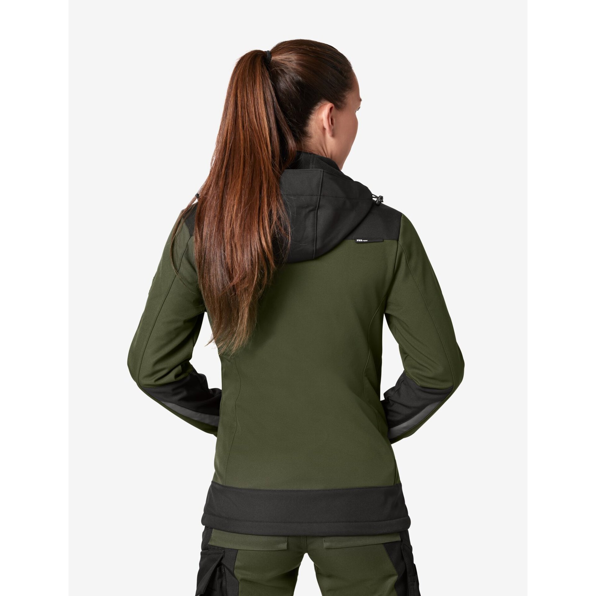 JULIA Softshell-Jacke Damen oliv-schwarz 3XL