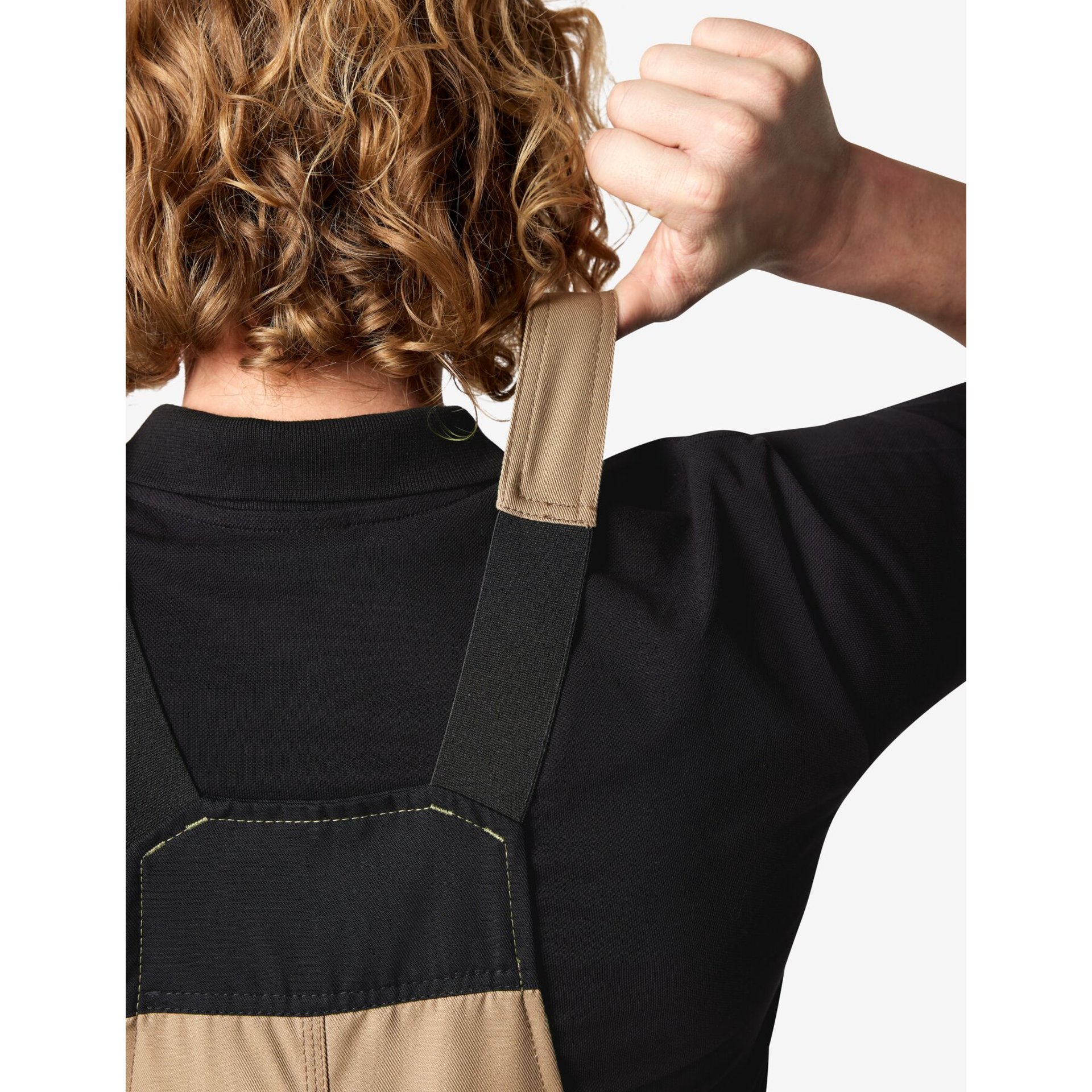 ECKHARD Latzhose beige-schwarz 88