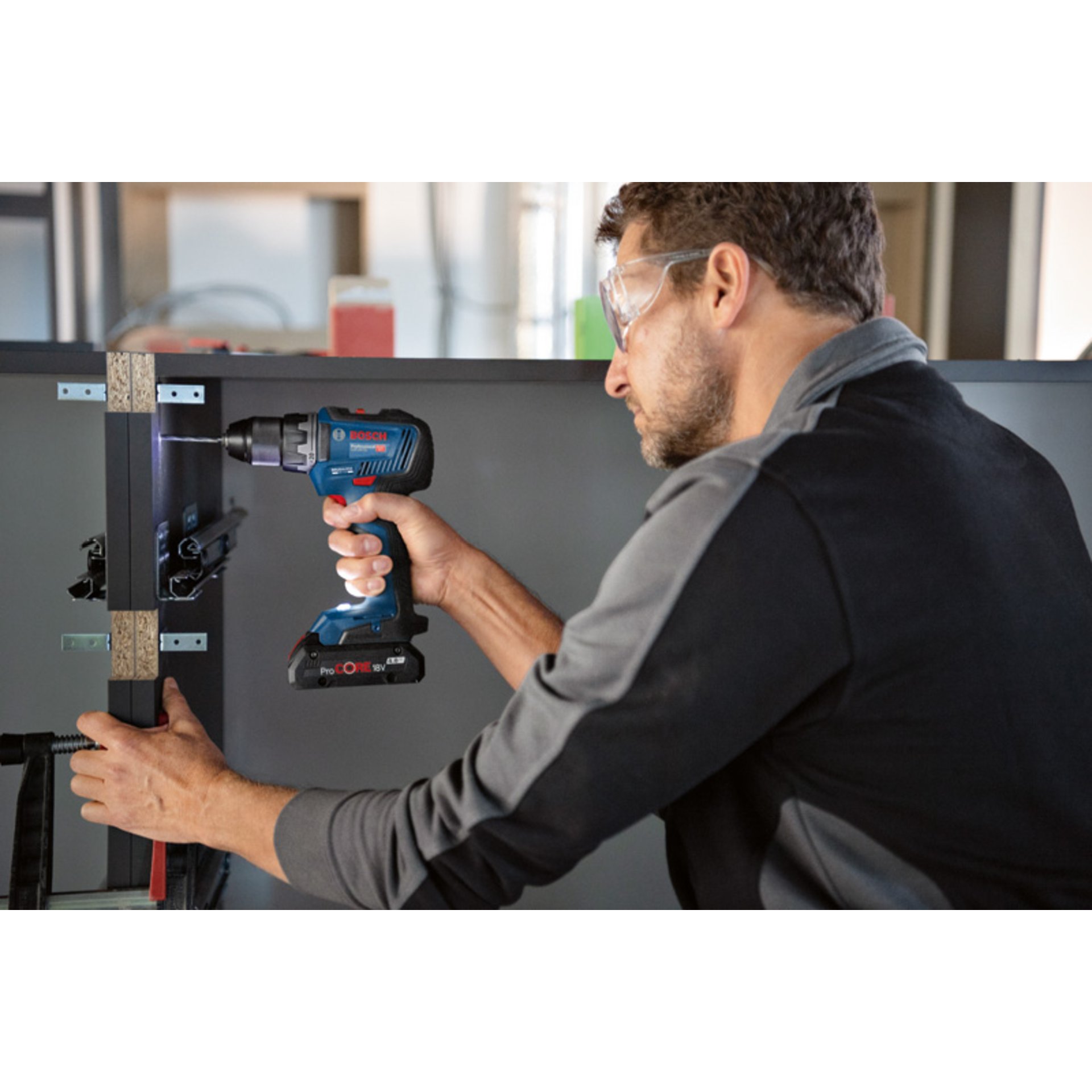 Akku-Bohrschrauber GSR 18V-55, 2 x Akku ProCORE18V 4.0Ah in L-BOXX