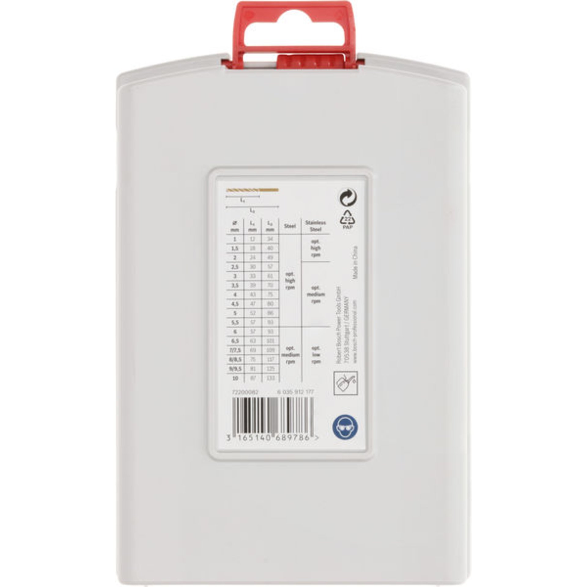 PRO Stainless Steel HSS-Co Spiralbohrer-Set, 19-tlg.