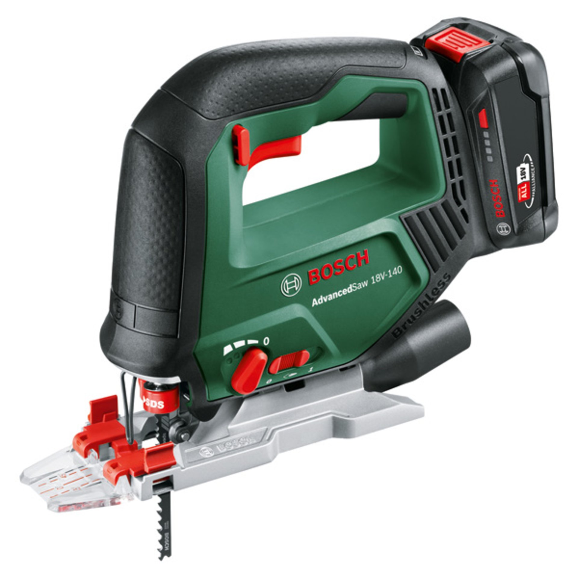 Akku-Stichsäge AdvancedSaw 18V-140, 1 x Akku PBA 18V 2.0Ah