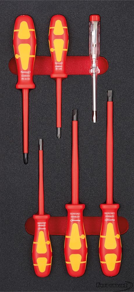 Format Werkzeugmodul 1/3 Schraubendreher VDE Format Werkzeugmodul 1/3 Schraubendreher VDE