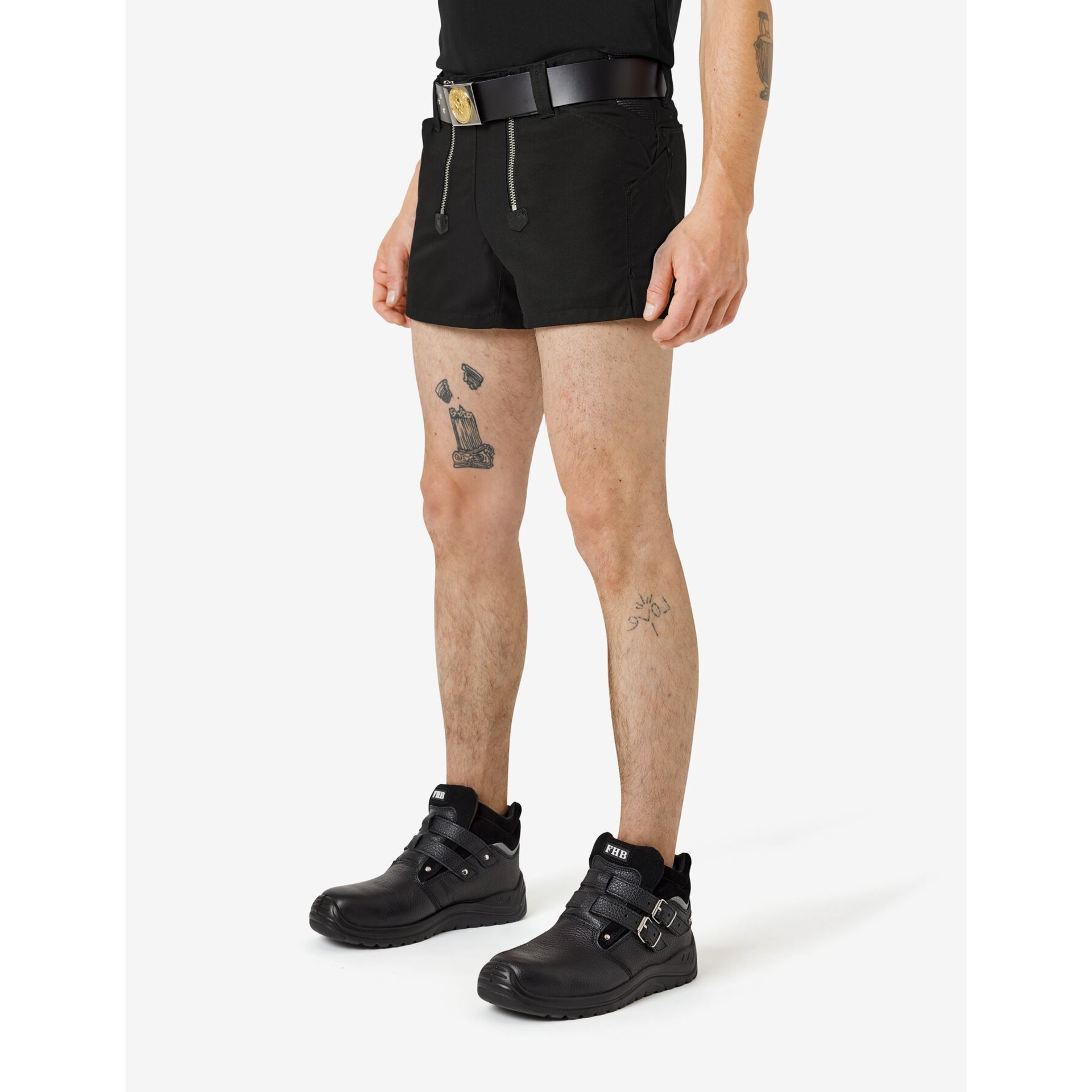 MAIK Zunft-Shorts extra kurz schwarz 58