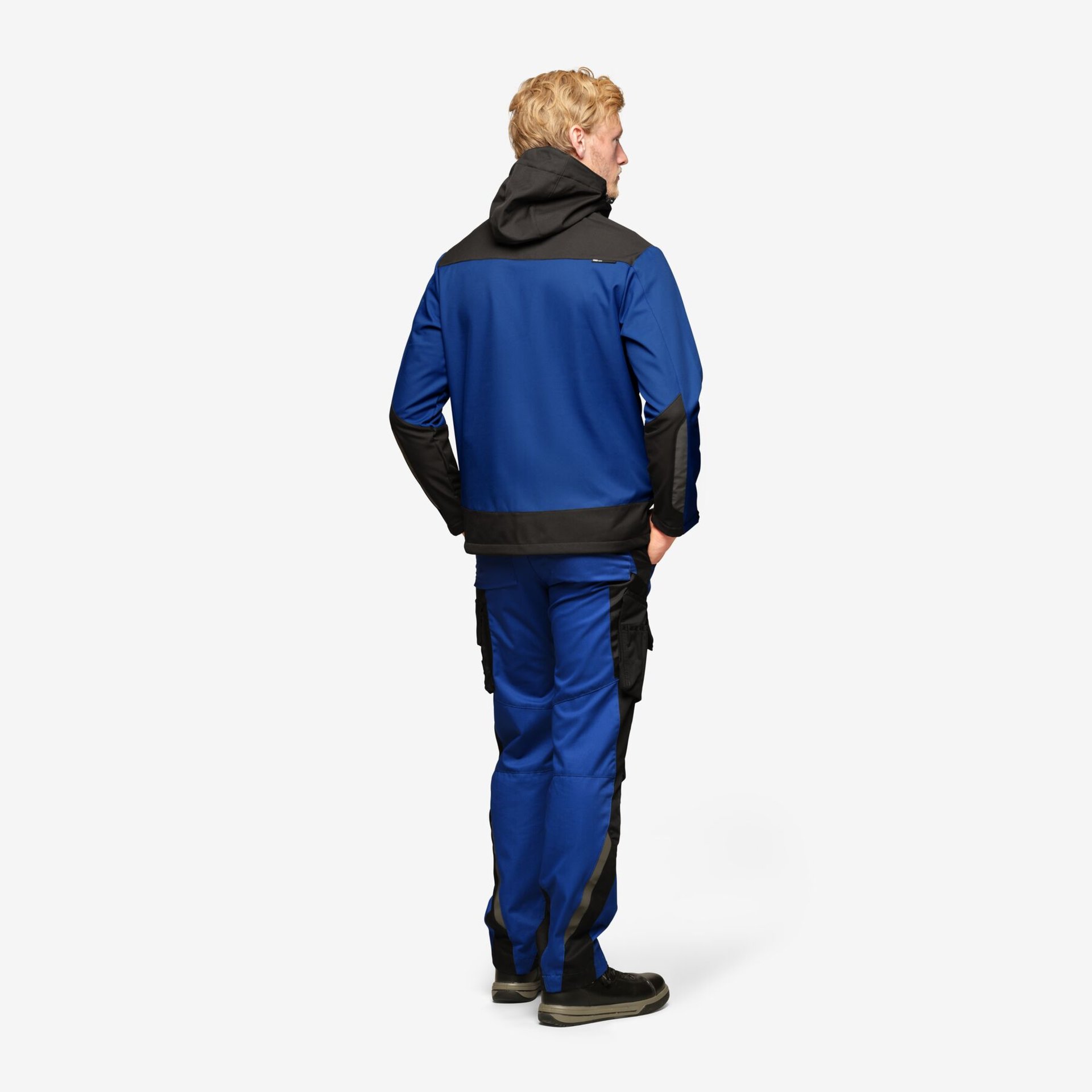 JANNIK Softshell-Jacke royalblau-schwarz 5XL