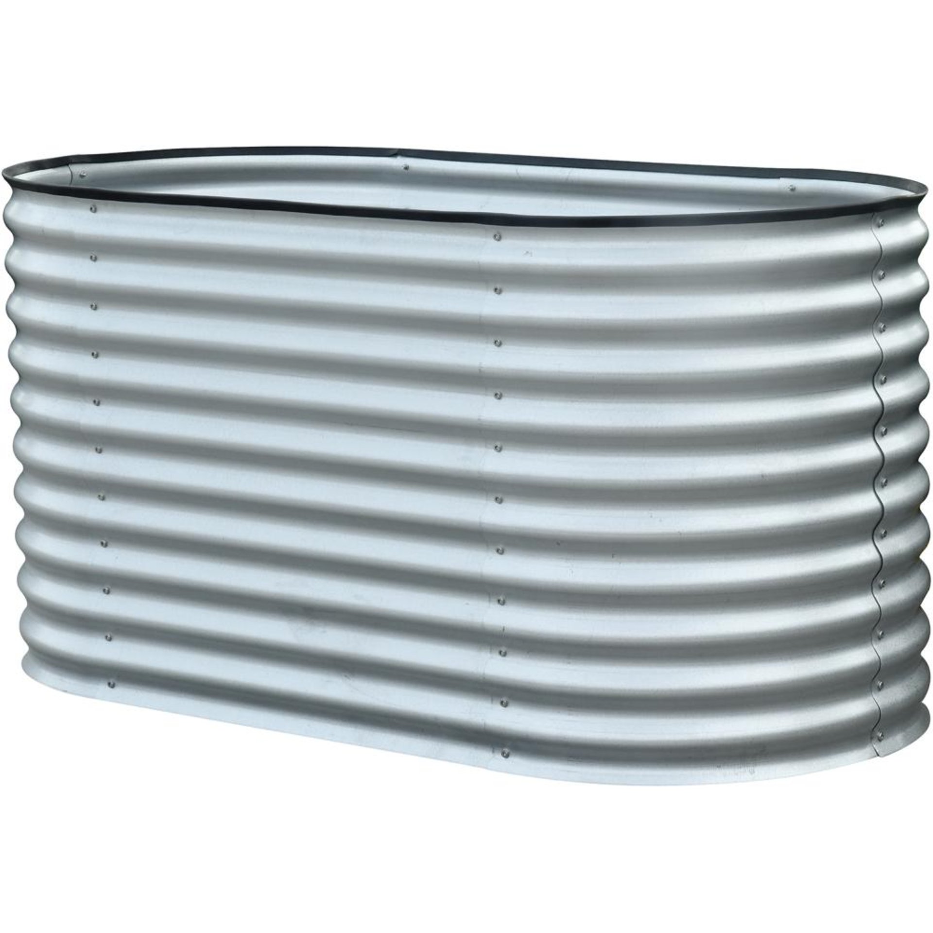 Hochet Silo oval160 x 8 0 cm x 82 cmzink auminiu m