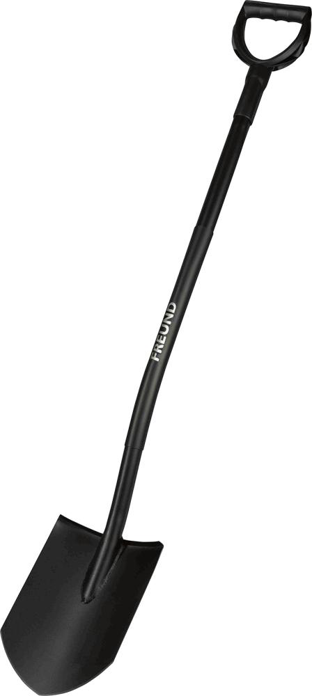 Freund Victoria Gärtnerspaten spitze Form Stahlstiel Ergoline schw. 28 x 19 cm mit Kst.-D-Griff Freund Victoria Gärtnerspaten spitze Form Stahlstiel Ergoline schw. 28 x 19 cm mit Kst.-D-Griff