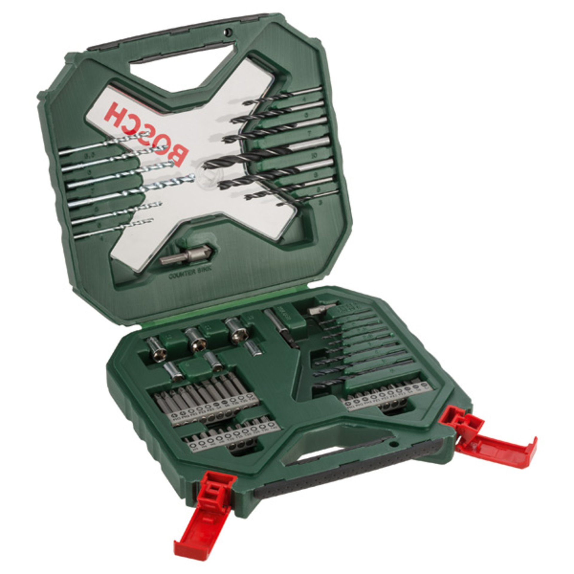 X-Line Classic Bohrer- und Schrauber-Set, 60-teilig