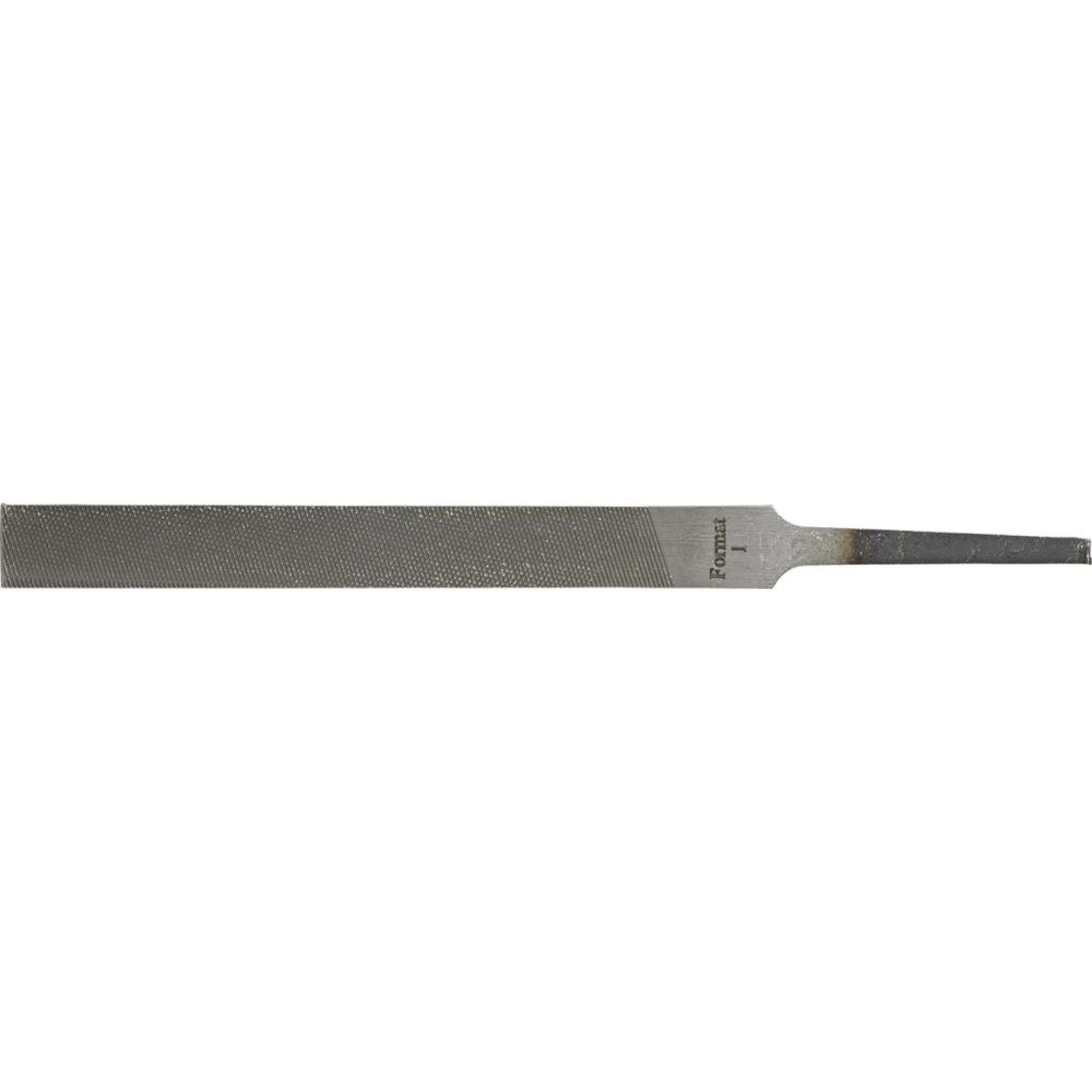 Werkstattfeile DIN7261A flachstumpf 200mm Hieb 2 FORMAT