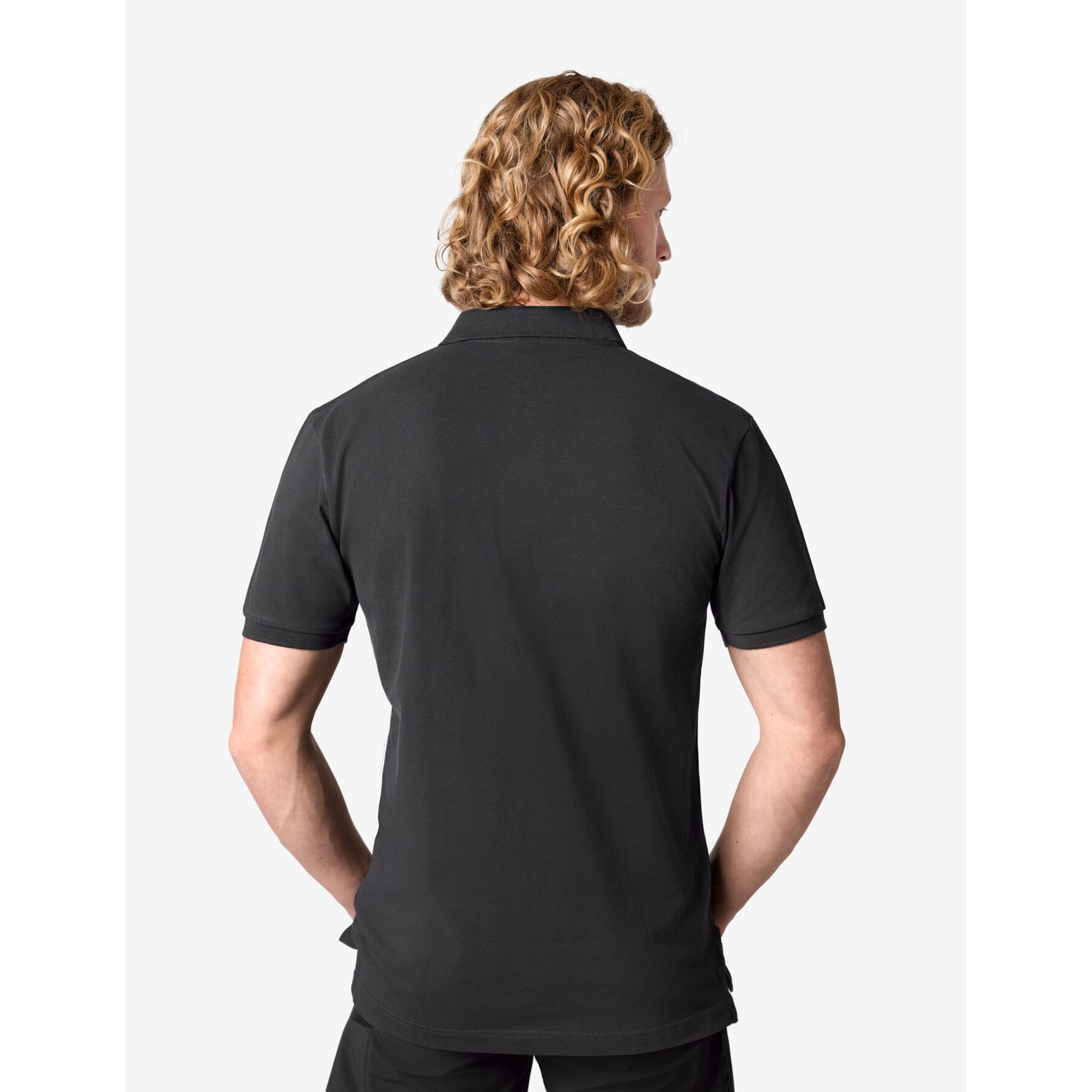 DANIEL Polo-Shirt einfarbig anthrazit Gr. 2XL