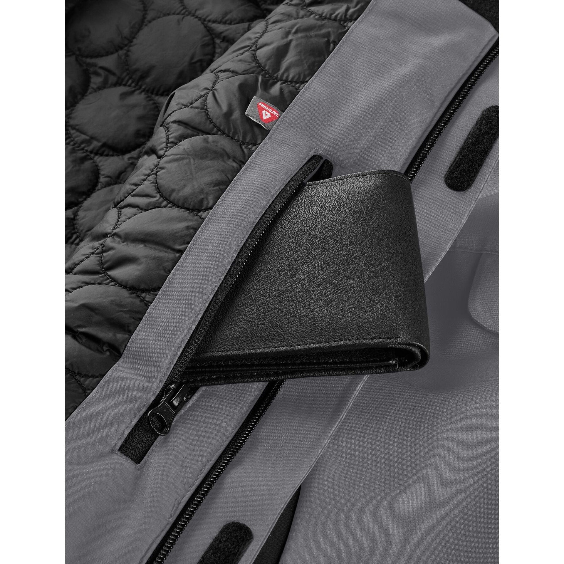 GEORG Arbeitsjacke Primaloft grau-schwarz L