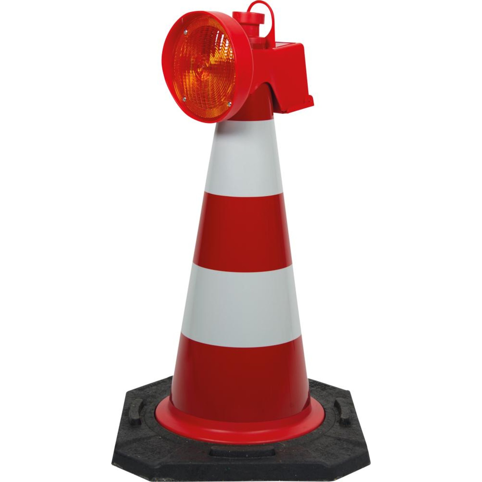 Leitkegel-LED-Leuchte ConeFix, einseitig gelb