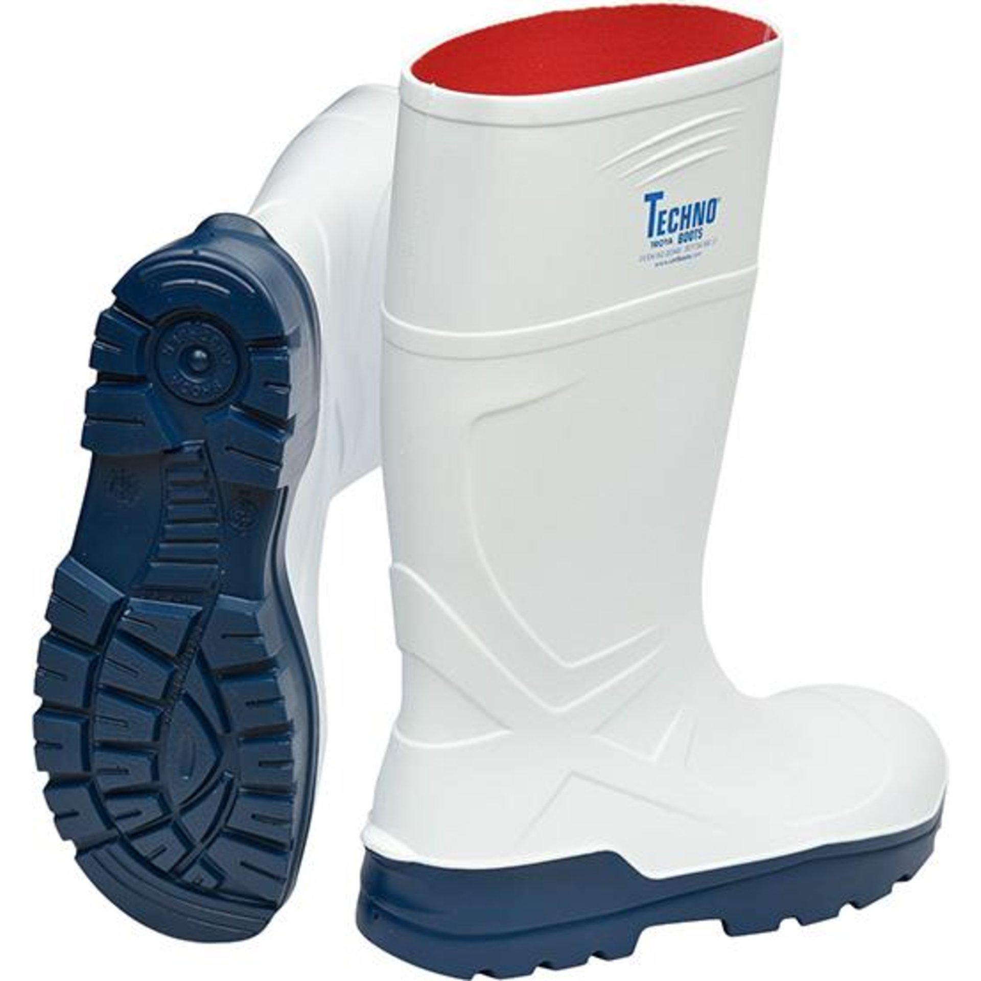 Stiefel 35484 VITAN PU, S4, weiß Gr. 42 TECHNO BOOTS