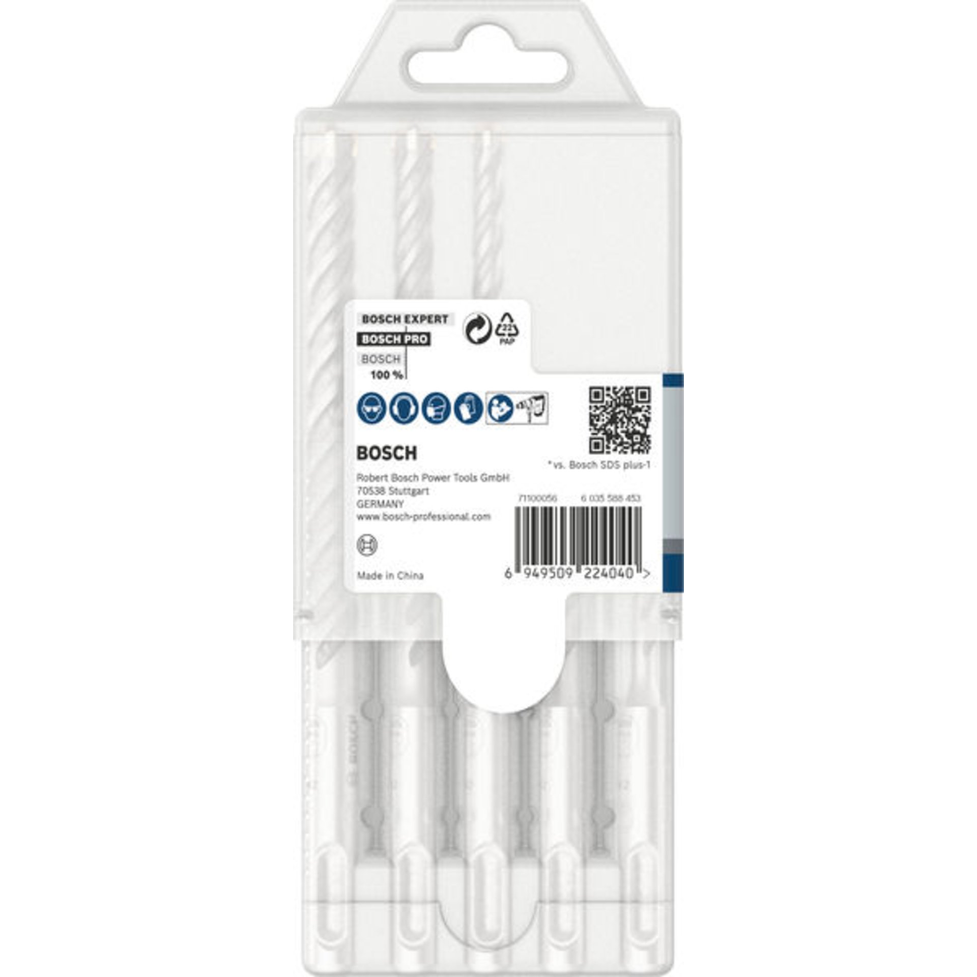 PRO SDS plus-5X Hammerbohrer-Set, 5/6/6/8/10 mm, 5-tlg.