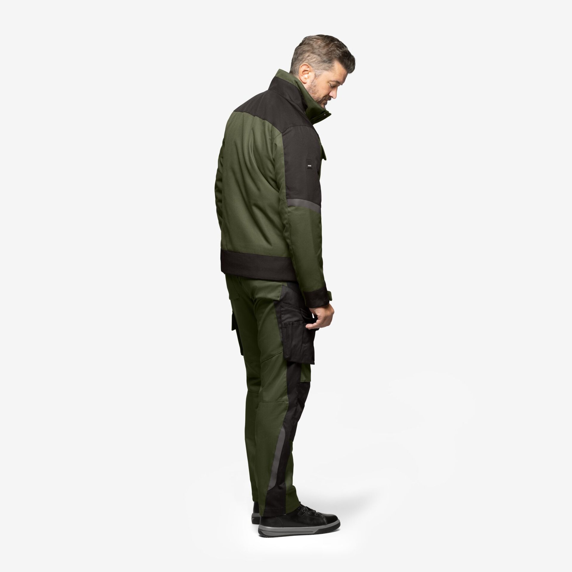 FLORIAN Arbeitshose oliv-schwarz 84