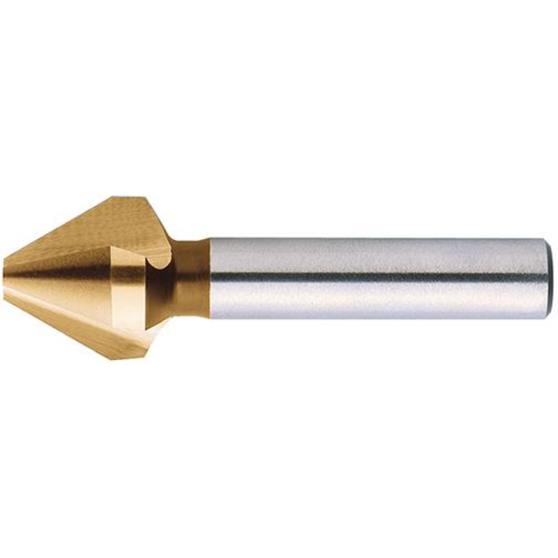 Kegel- und Entgratsenker 60° mit zyl. Schaft