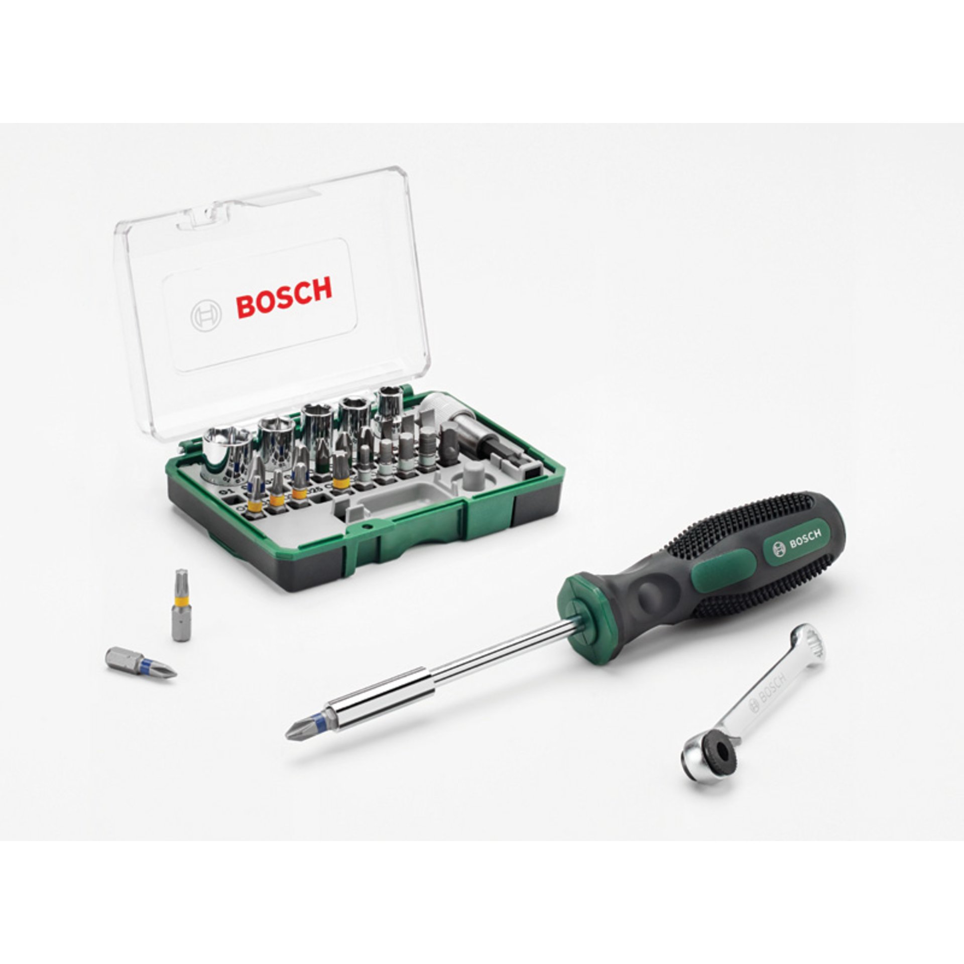 27-teiliges Mini-Ratschen-Set + Handschraubendreher