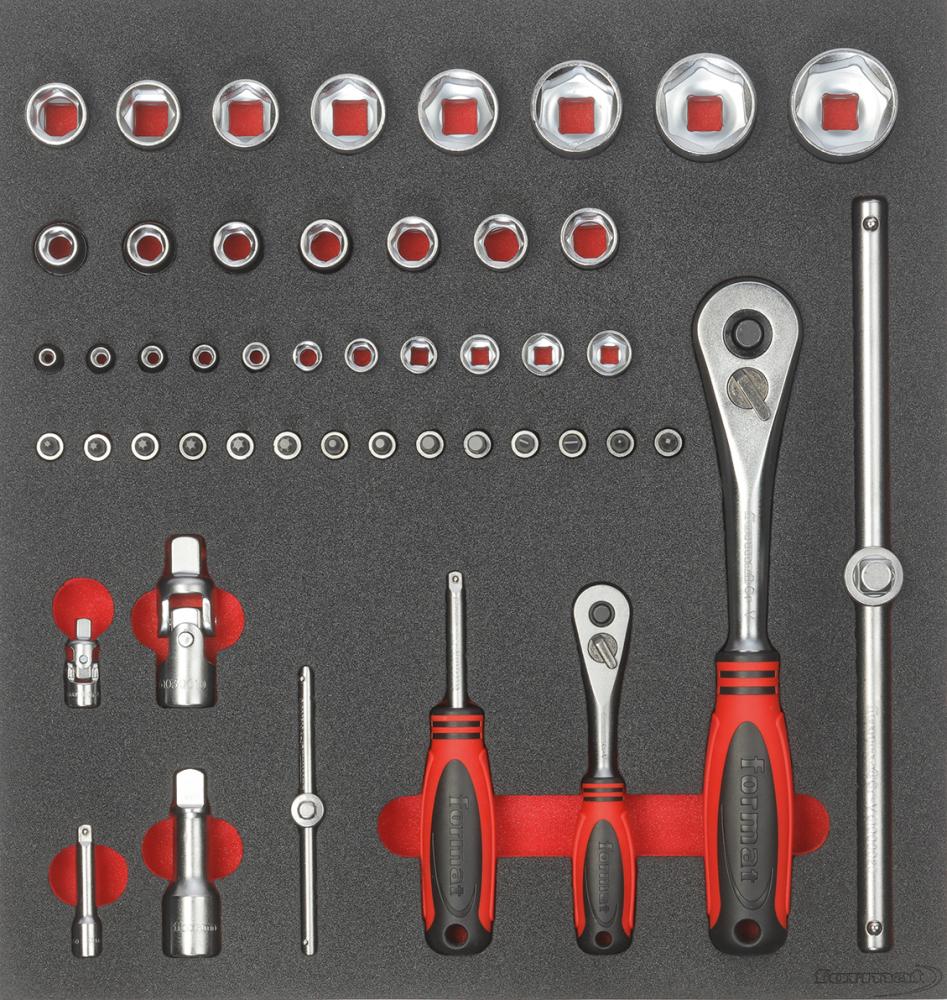 Format Werkzeugmodul 2/3 Steckschlüssel 1/4" und 1/2" Format Werkzeugmodul 2/3 Steckschlüssel 1/4" und 1/2"